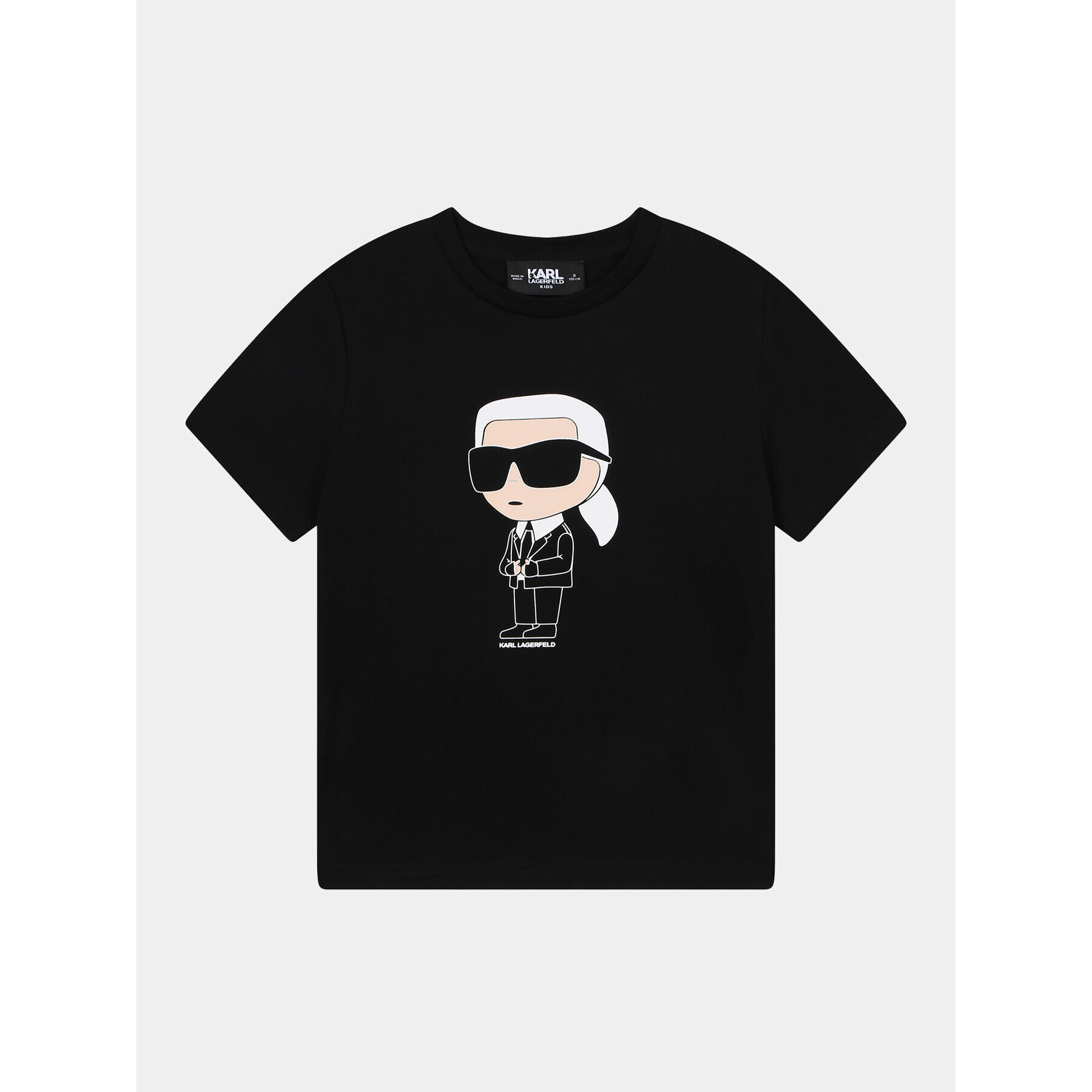 Karl Lagerfeld Kids Тишърт Z25410 D Черен Regular Fit - Pepit.bg