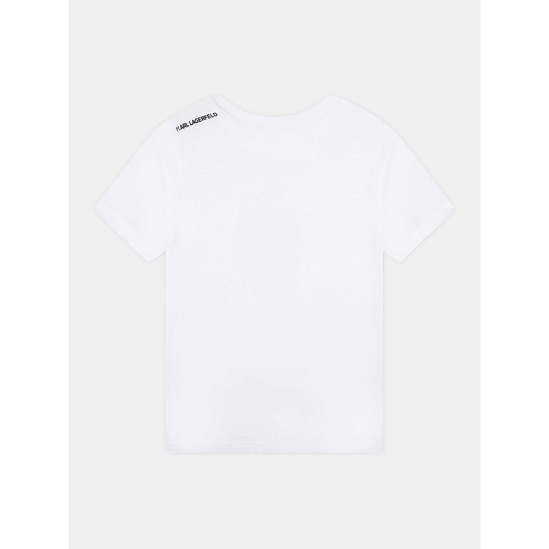 Karl Lagerfeld Kids Тишърт Z25410 M Бял Regular Fit - Pepit.bg