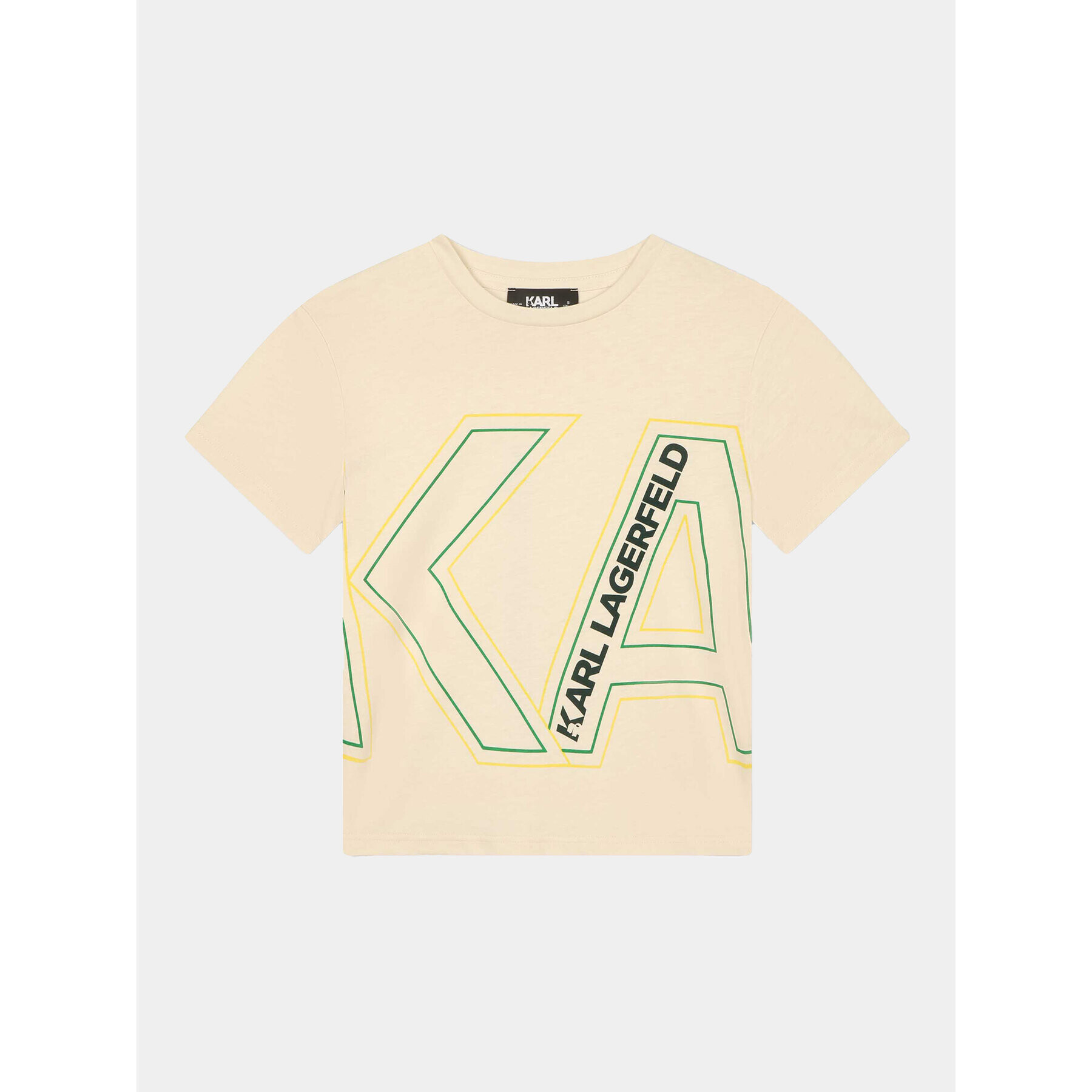 Karl Lagerfeld Kids Тишърт Z25412 D Бял Regular Fit - Pepit.bg