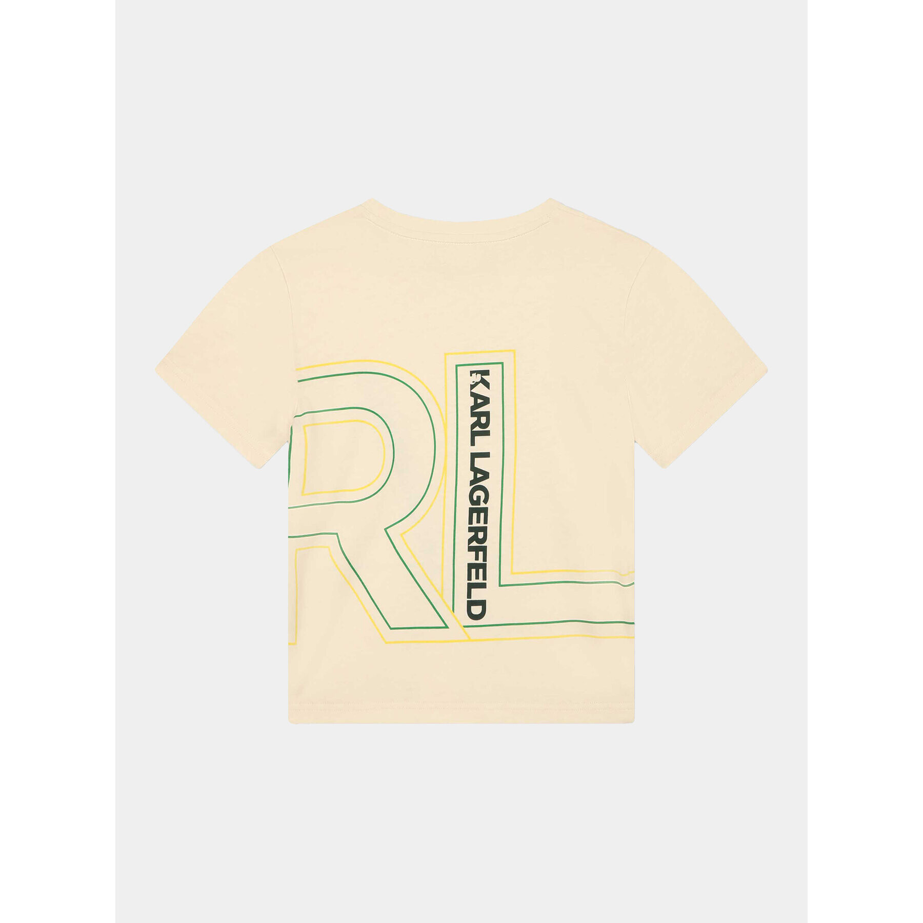 Karl Lagerfeld Kids Тишърт Z25412 D Бял Regular Fit - Pepit.bg