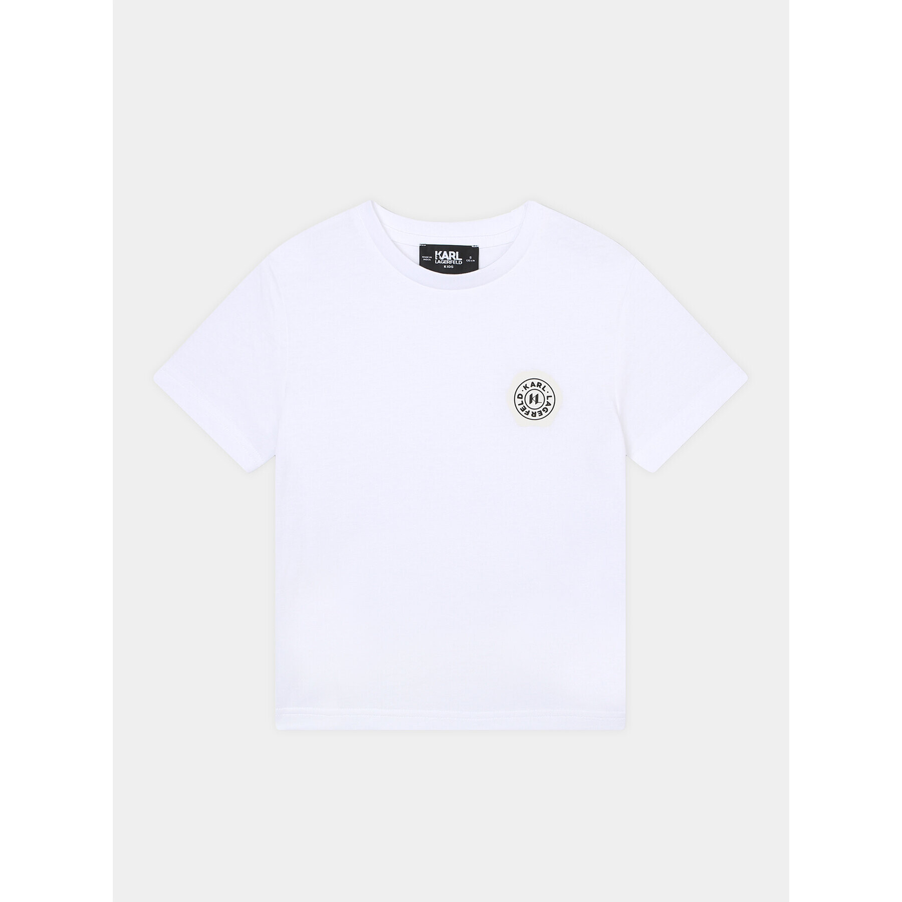 Karl Lagerfeld Kids Тишърт Z25413 D Бял Regular Fit - Pepit.bg