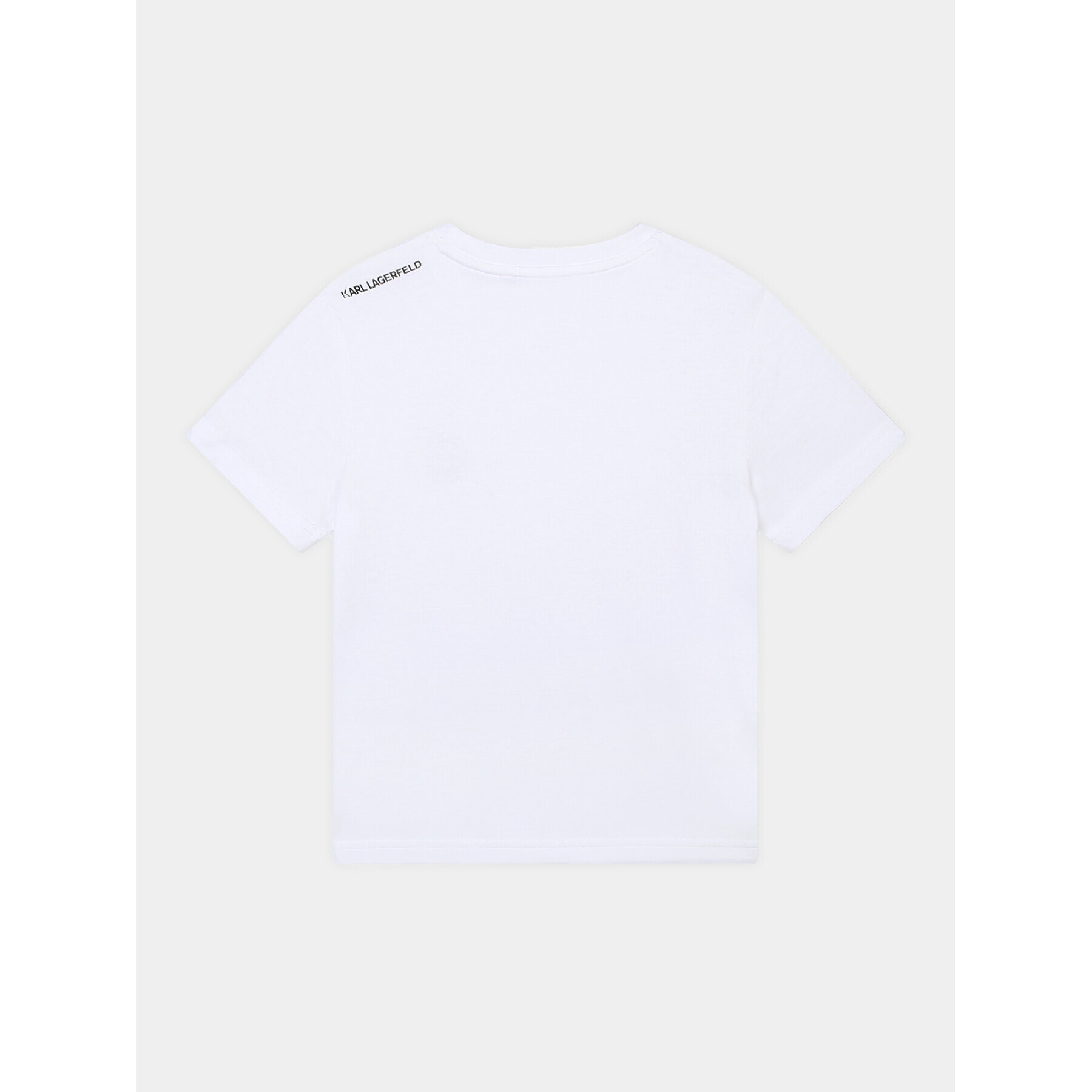 Karl Lagerfeld Kids Тишърт Z25413 S Бял Regular Fit - Pepit.bg