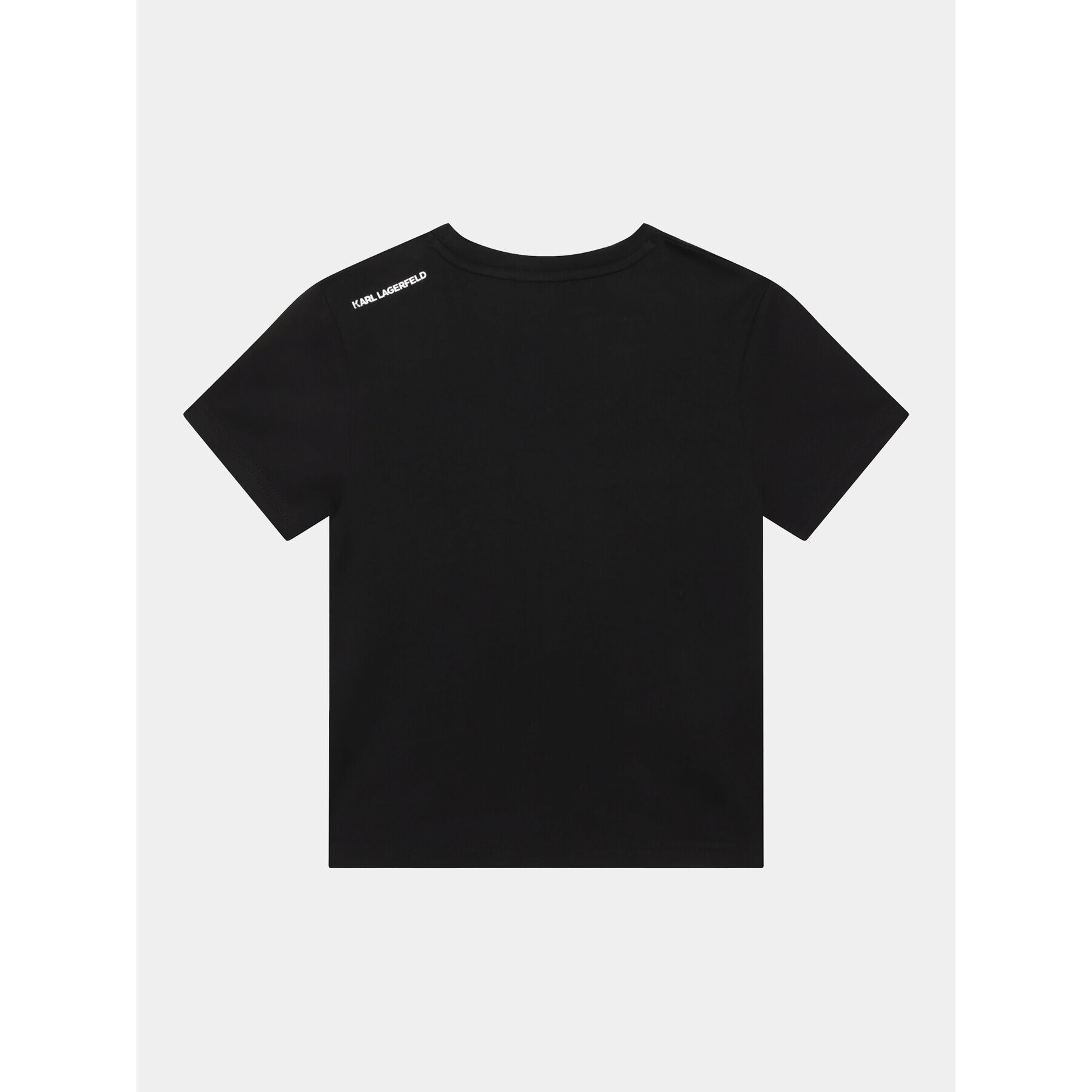 Karl Lagerfeld Kids Тишърт Z25413 S Черен Regular Fit - Pepit.bg