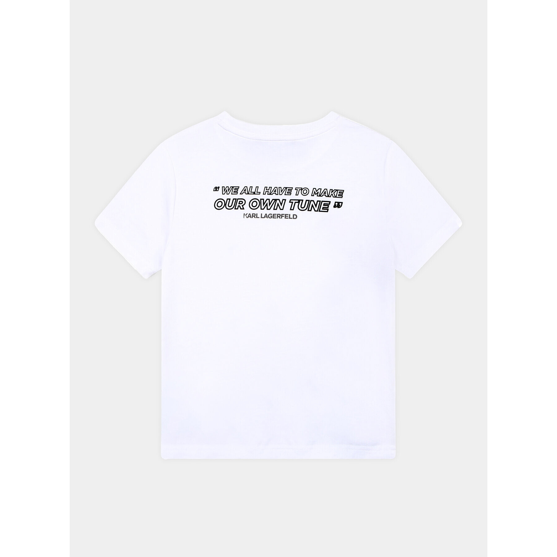 Karl Lagerfeld Kids Тишърт Z25417 D Бял Regular Fit - Pepit.bg
