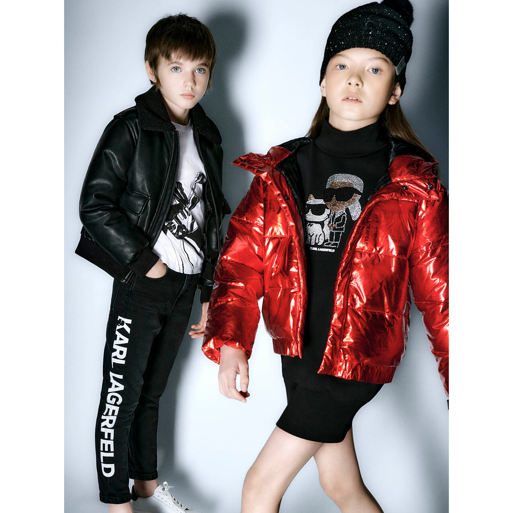 Karl Lagerfeld Kids Тишърт Z25417 D Бял Regular Fit - Pepit.bg