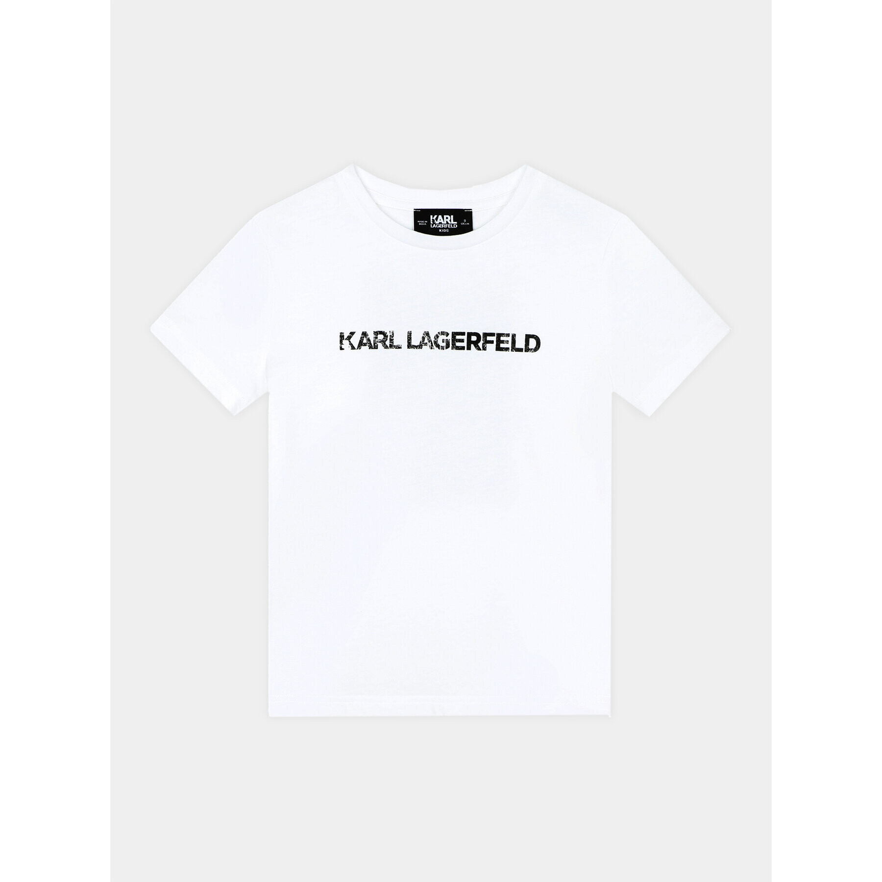 Karl Lagerfeld Kids Тишърт Z25422 D Бял Regular Fit - Pepit.bg