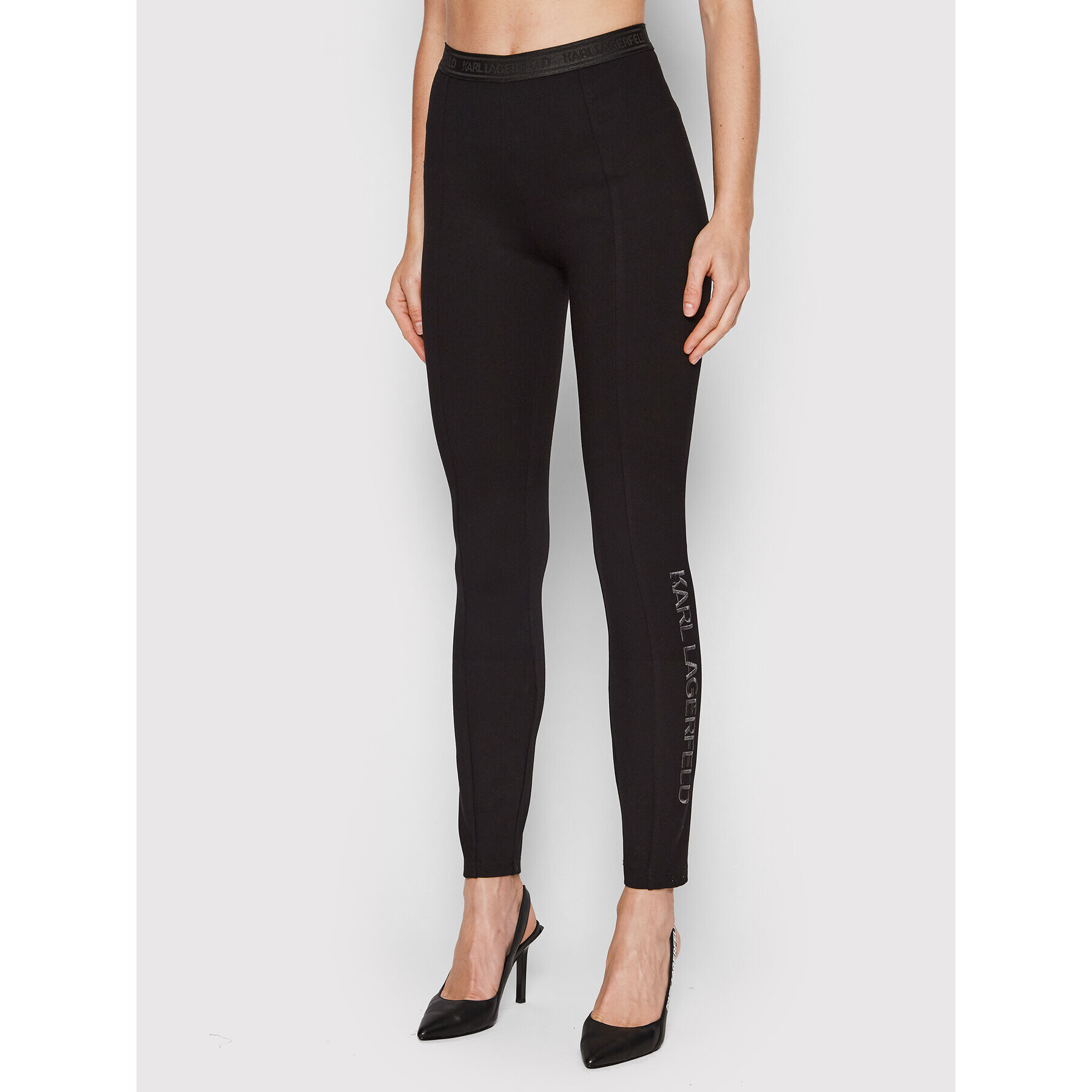 KARL LAGERFELD Клин Punto 221W1051 Черен Regular Fit - Pepit.bg
