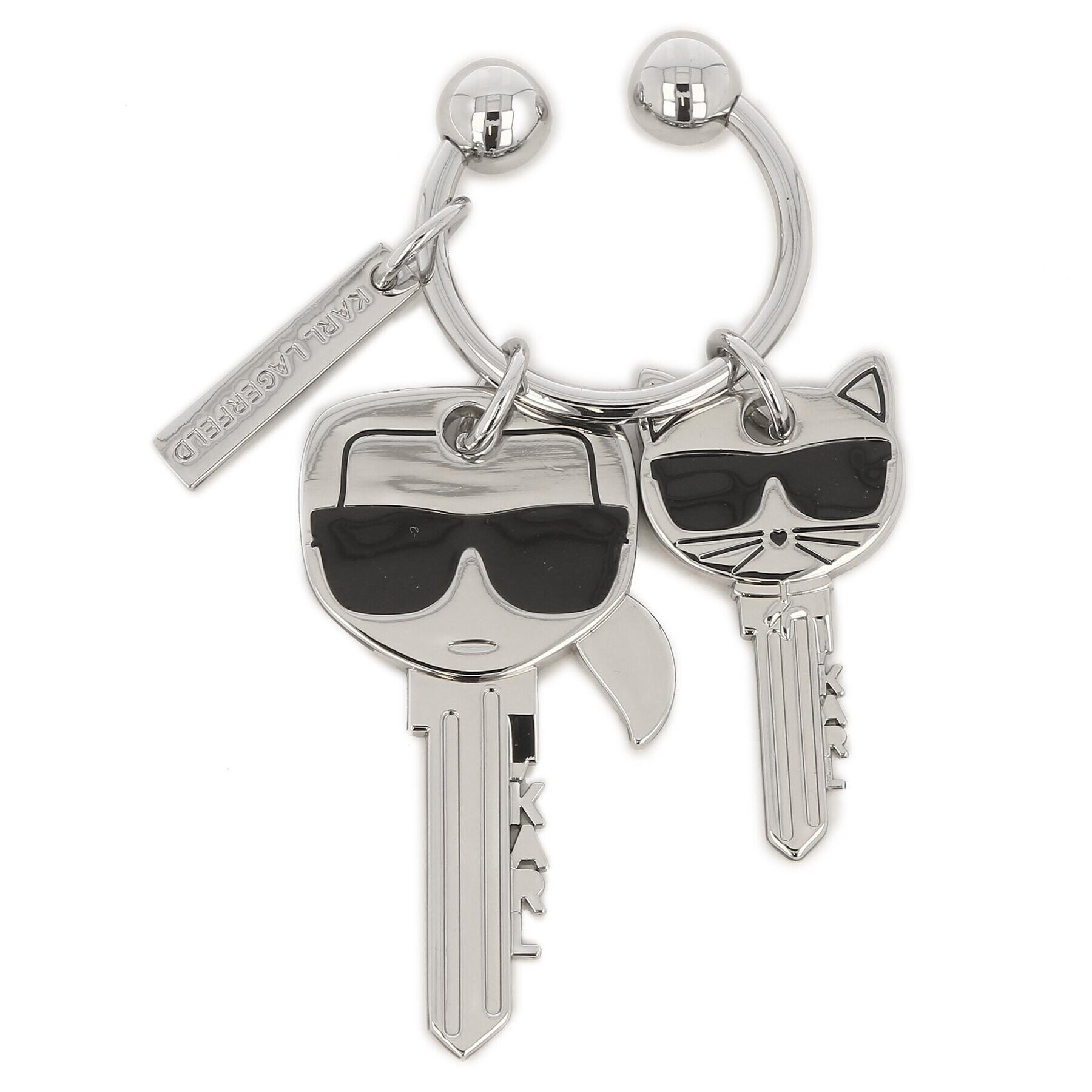 KARL LAGERFELD Ключодържател 230W3804 Сребрист - Pepit.bg