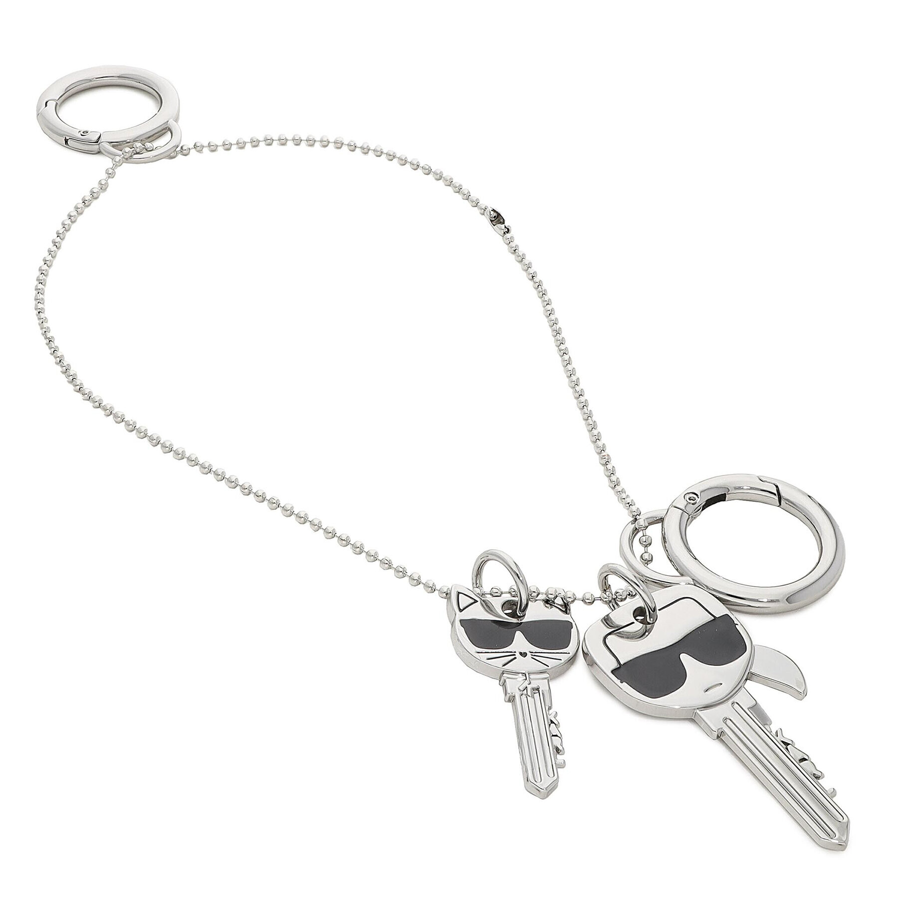 KARL LAGERFELD Ключодържател 220W3801 Сребрист - Pepit.bg