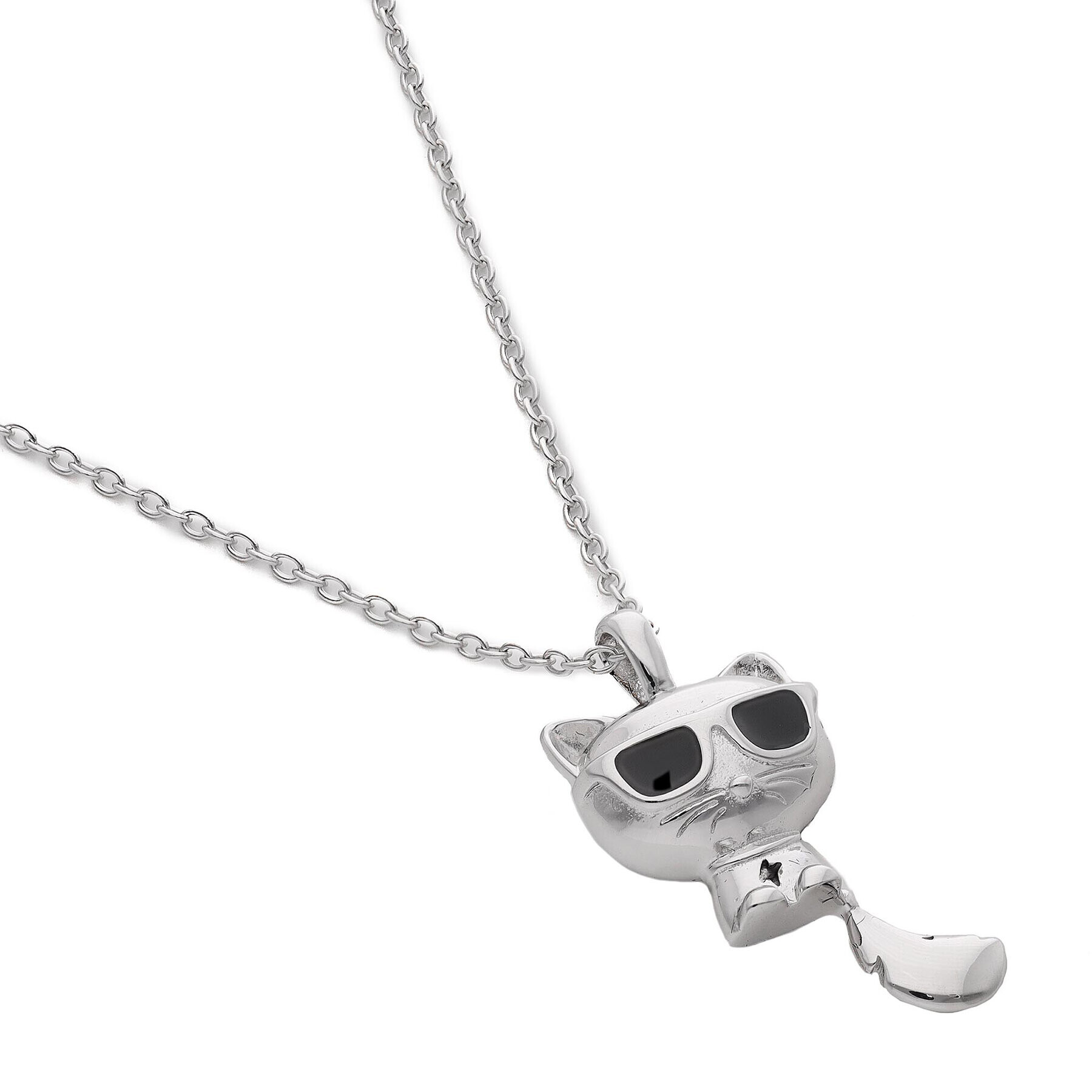 KARL LAGERFELD Колие 220W3914 Сребрист - Pepit.bg