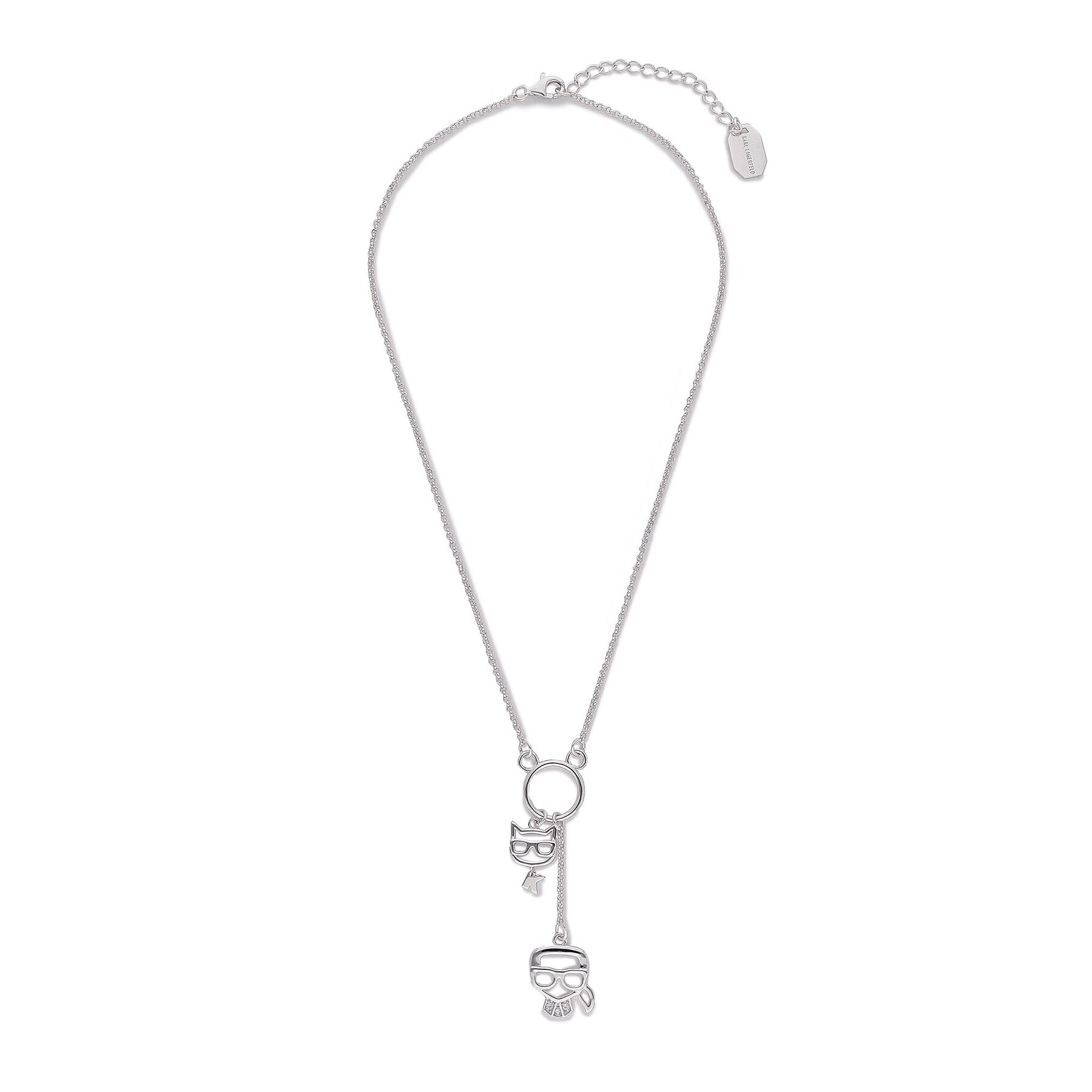 KARL LAGERFELD Колие 226W3935 Сребрист - Pepit.bg