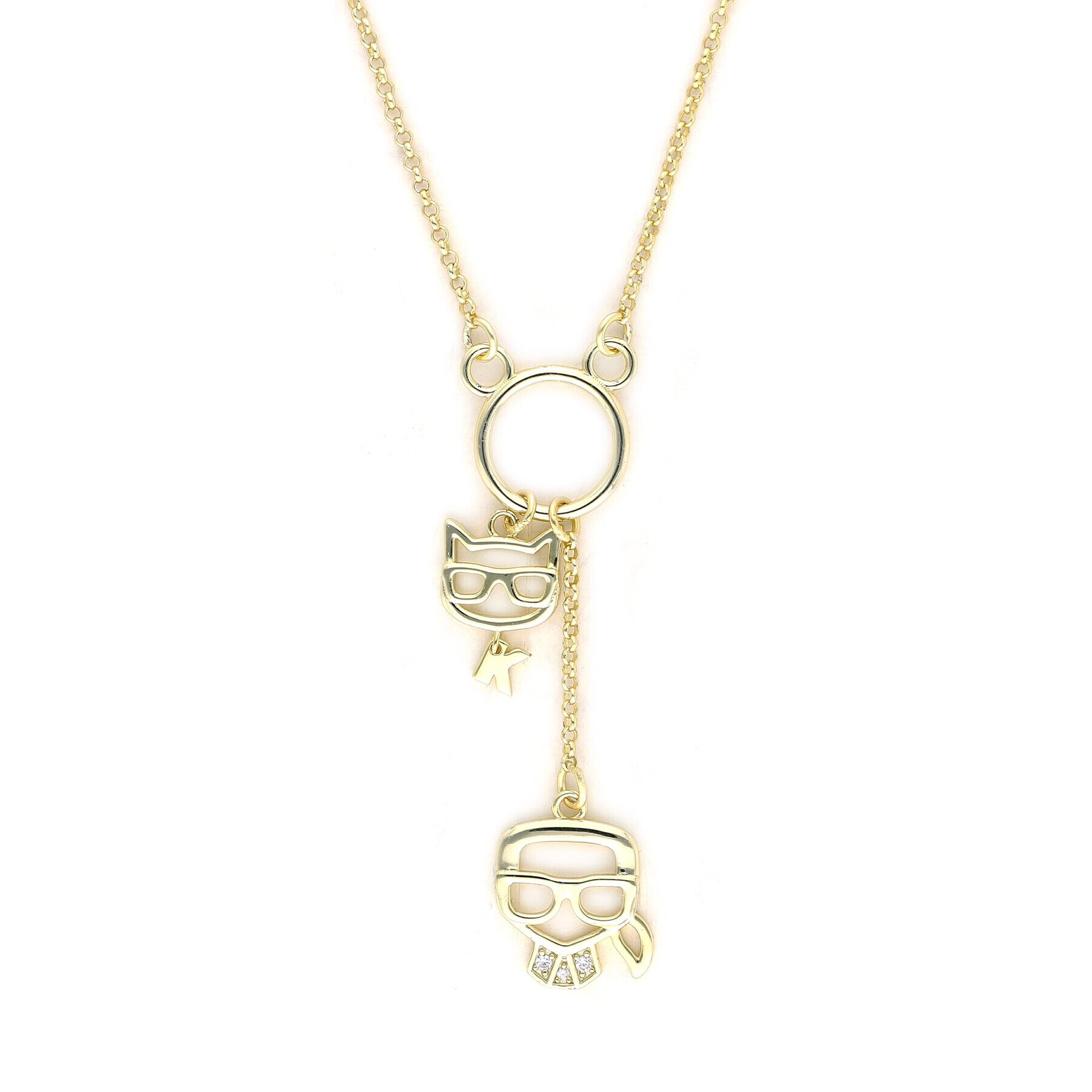 KARL LAGERFELD Колие 226W3935 Златист - Pepit.bg