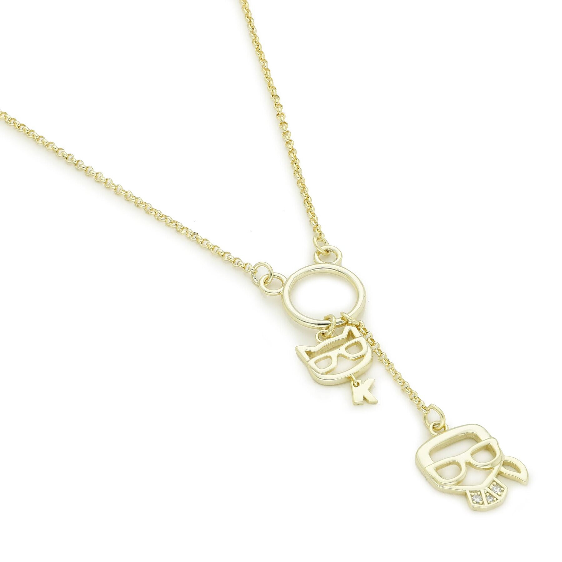 KARL LAGERFELD Колие 226W3935 Златист - Pepit.bg