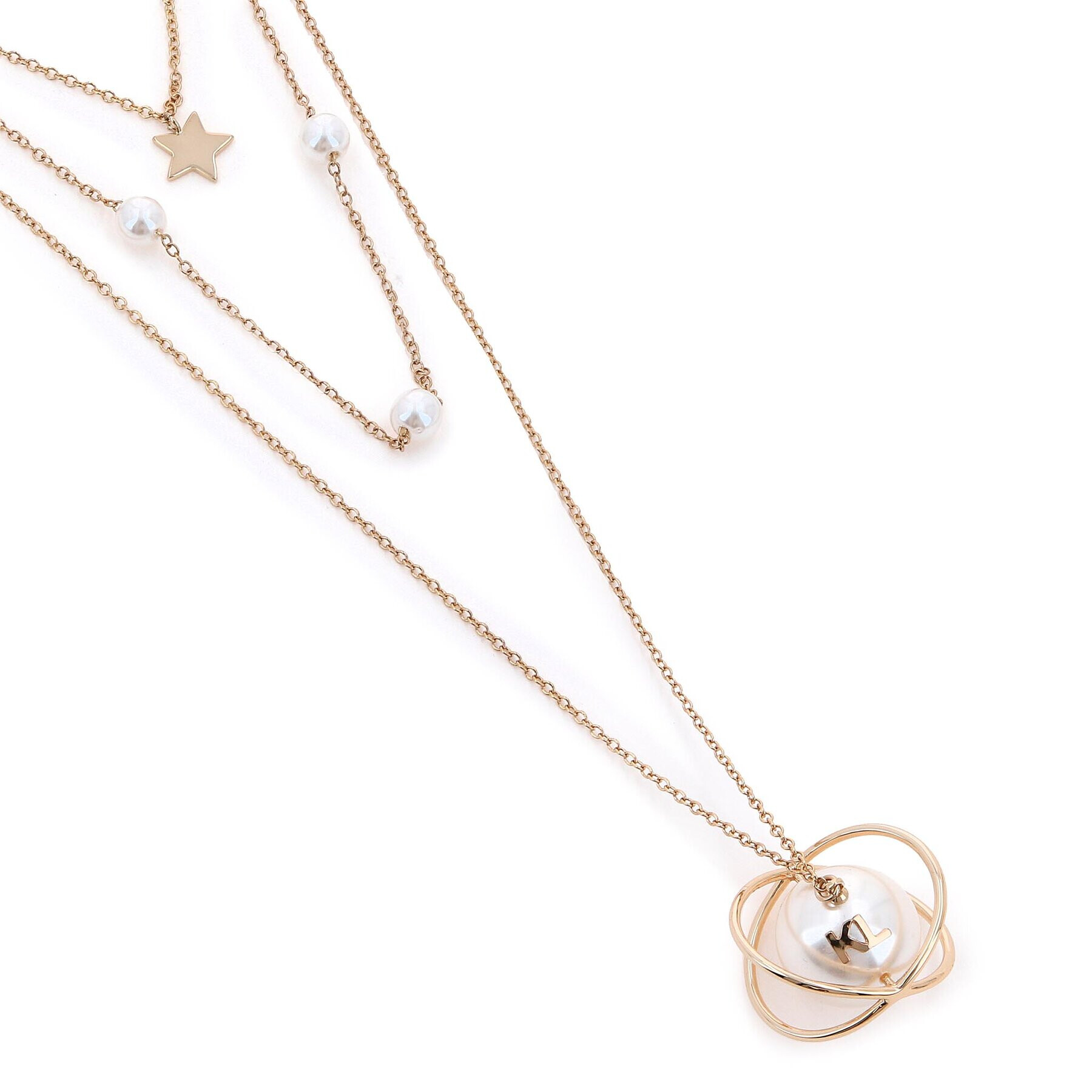 KARL LAGERFELD Колие 230W3908 Златист - Pepit.bg