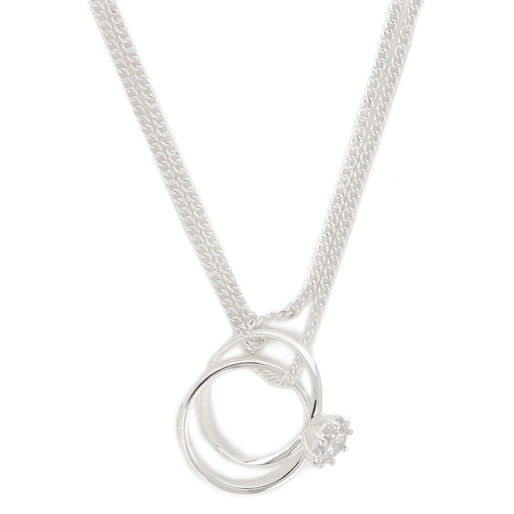 KARL LAGERFELD Колие 231W3920 Сребрист - Pepit.bg