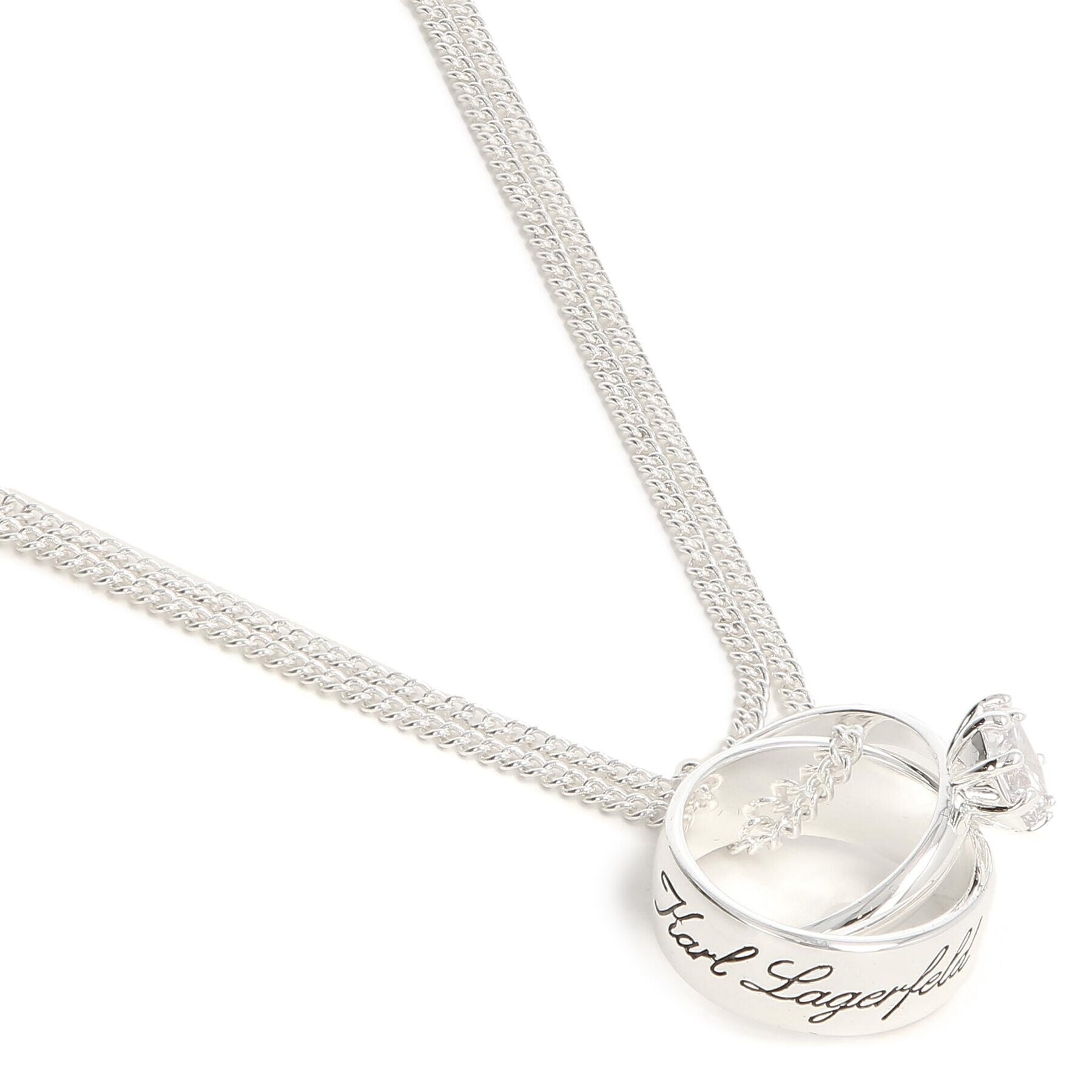 KARL LAGERFELD Колие 231W3920 Сребрист - Pepit.bg