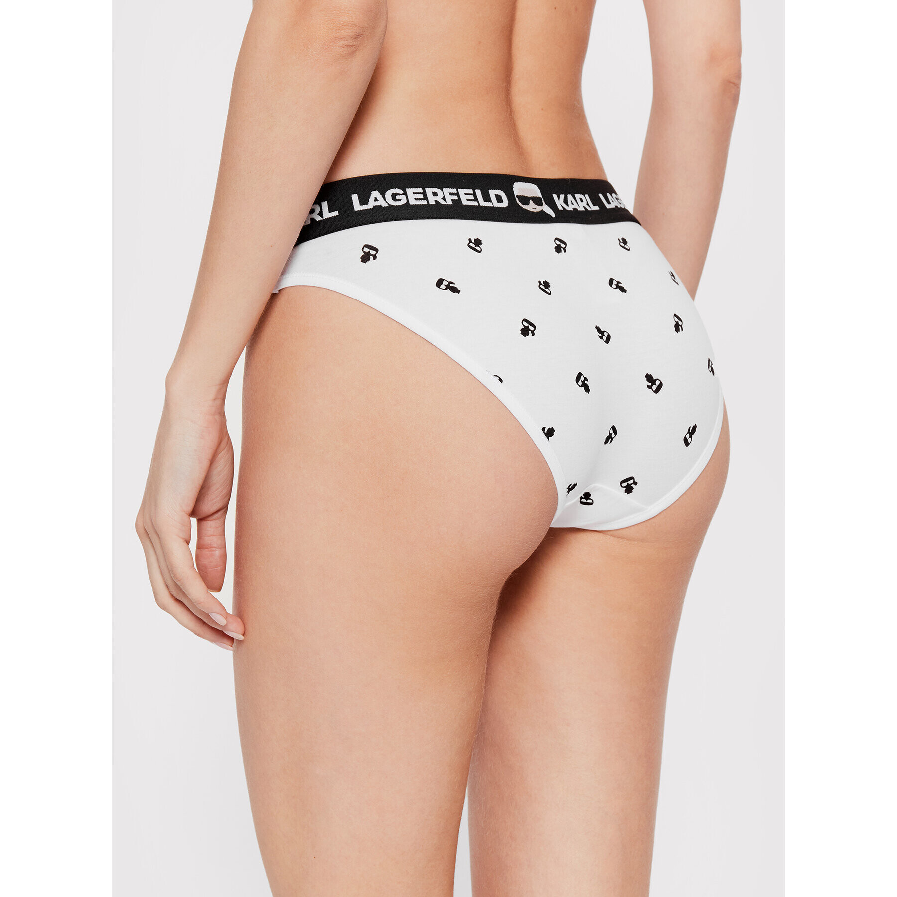 KARL LAGERFELD Комплект 2 чифта бикини Ikonik 220W2157 Черен - Pepit.bg