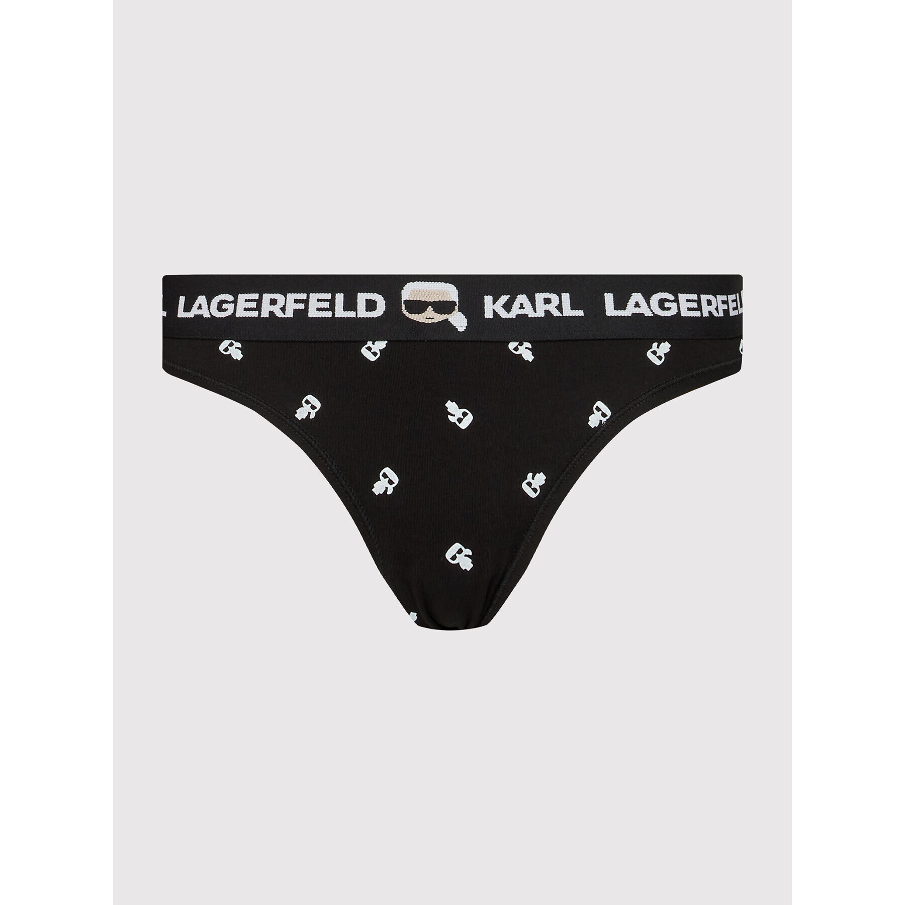 KARL LAGERFELD Комплект 2 чифта бикини Ikonik 220W2157 Черен - Pepit.bg