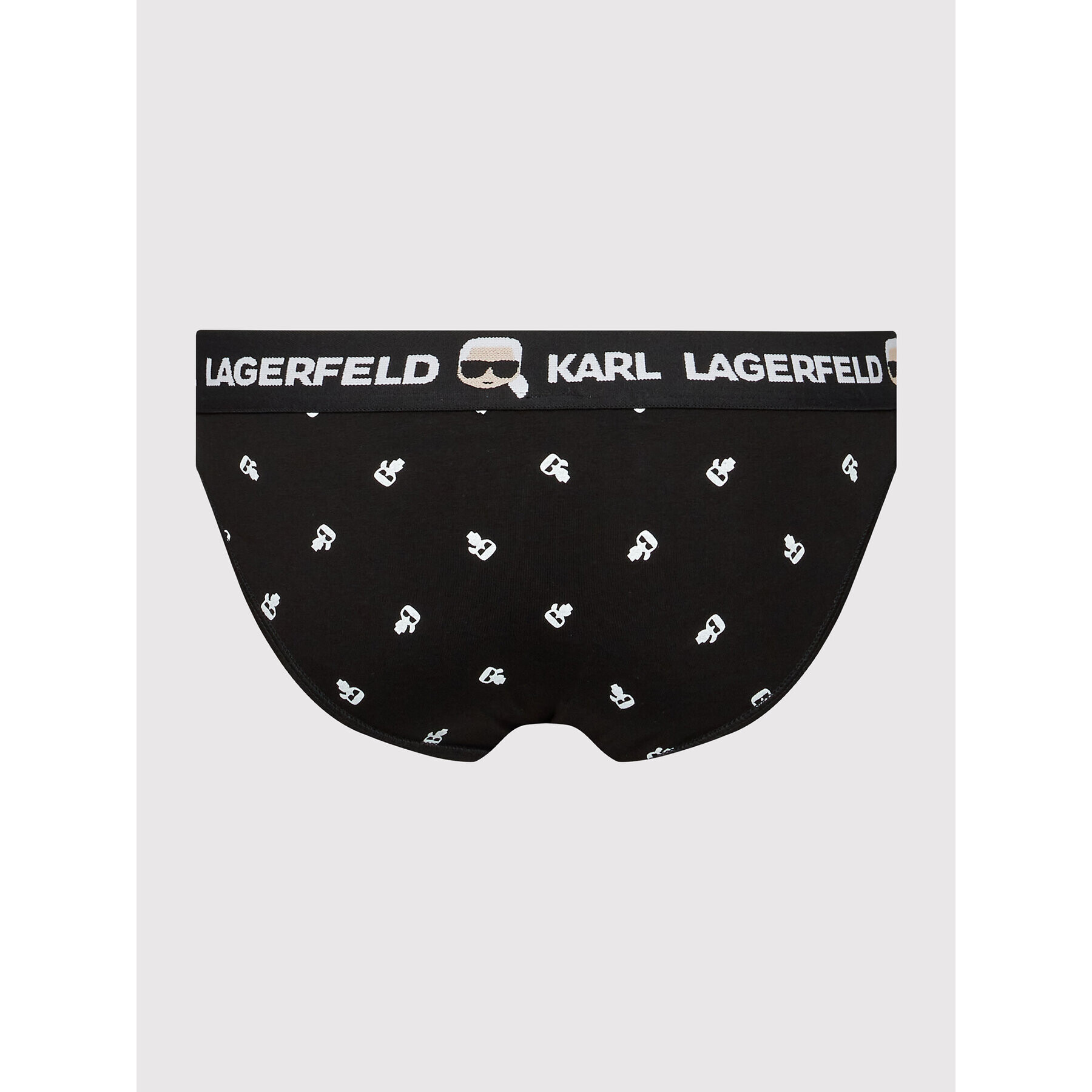 KARL LAGERFELD Комплект 2 чифта бикини Ikonik 220W2157 Черен - Pepit.bg