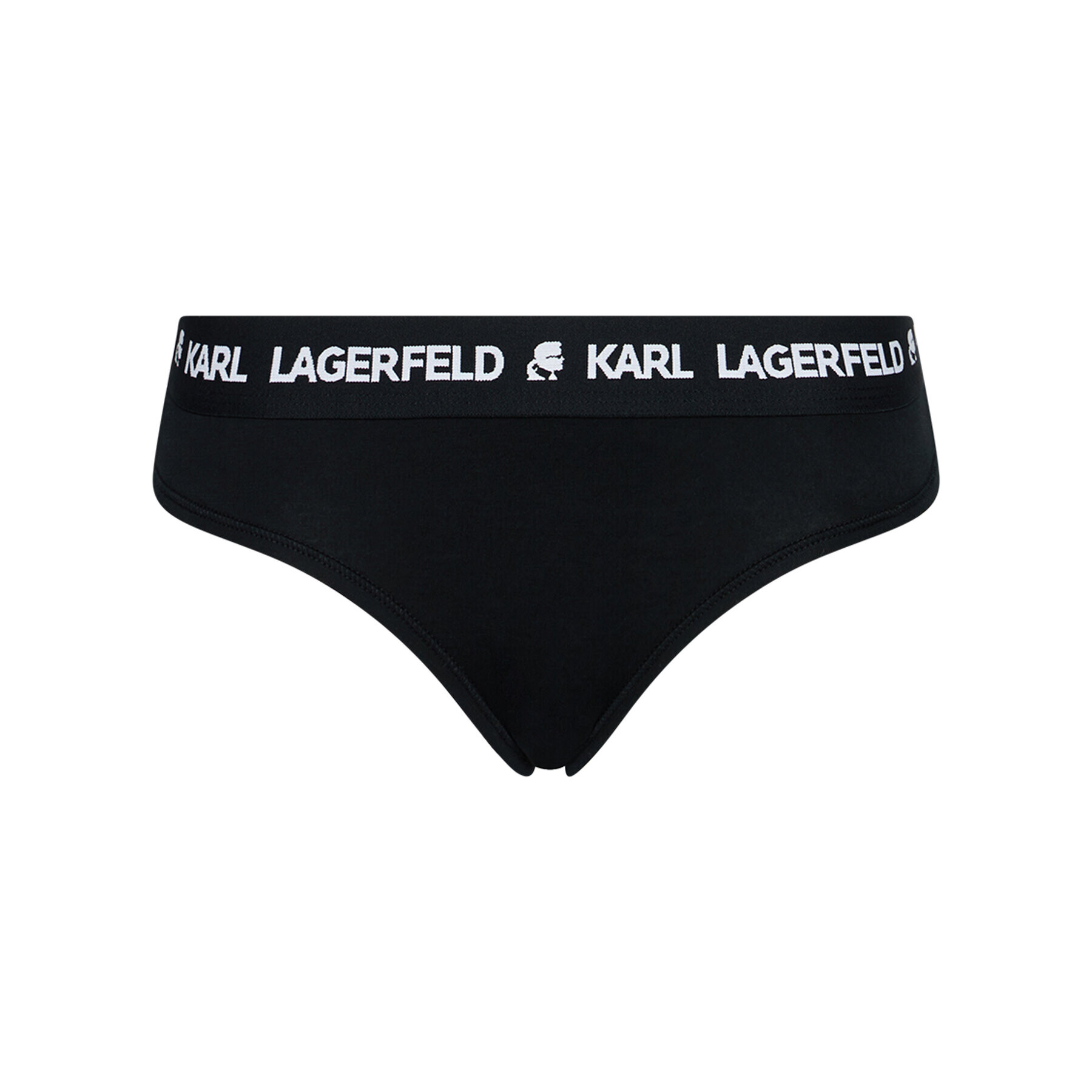 KARL LAGERFELD Комплект 2 чифта класически бикини 211W2125 Черен - Pepit.bg