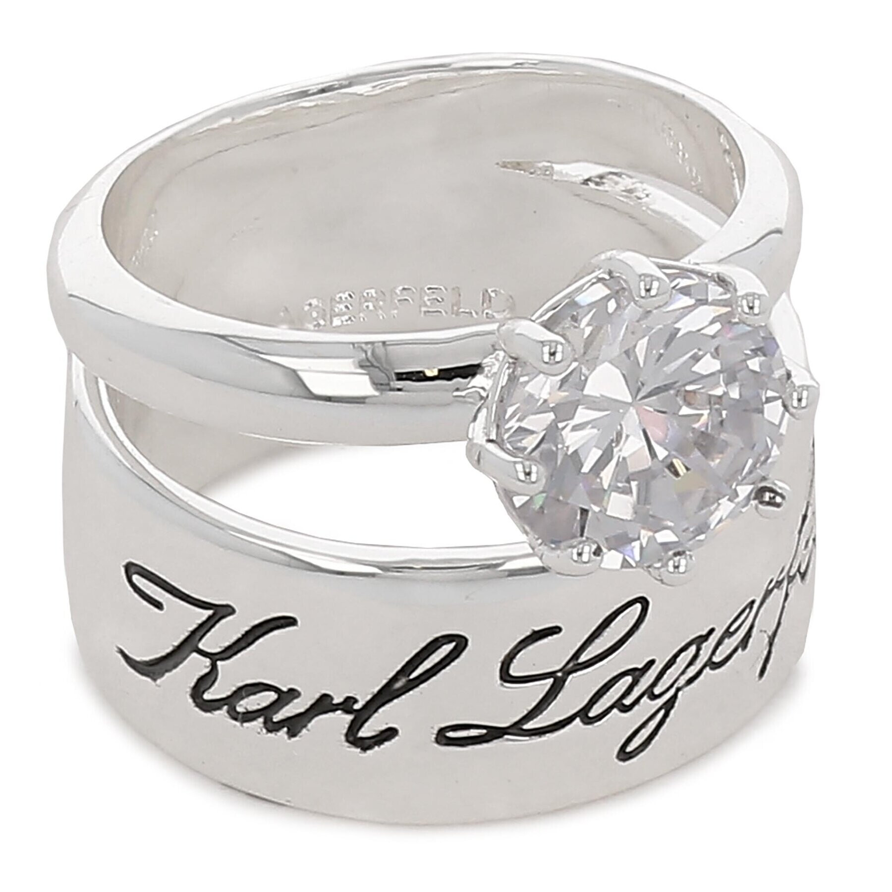 KARL LAGERFELD Комплект 2 пръстена 231W3923 Сребрист - Pepit.bg