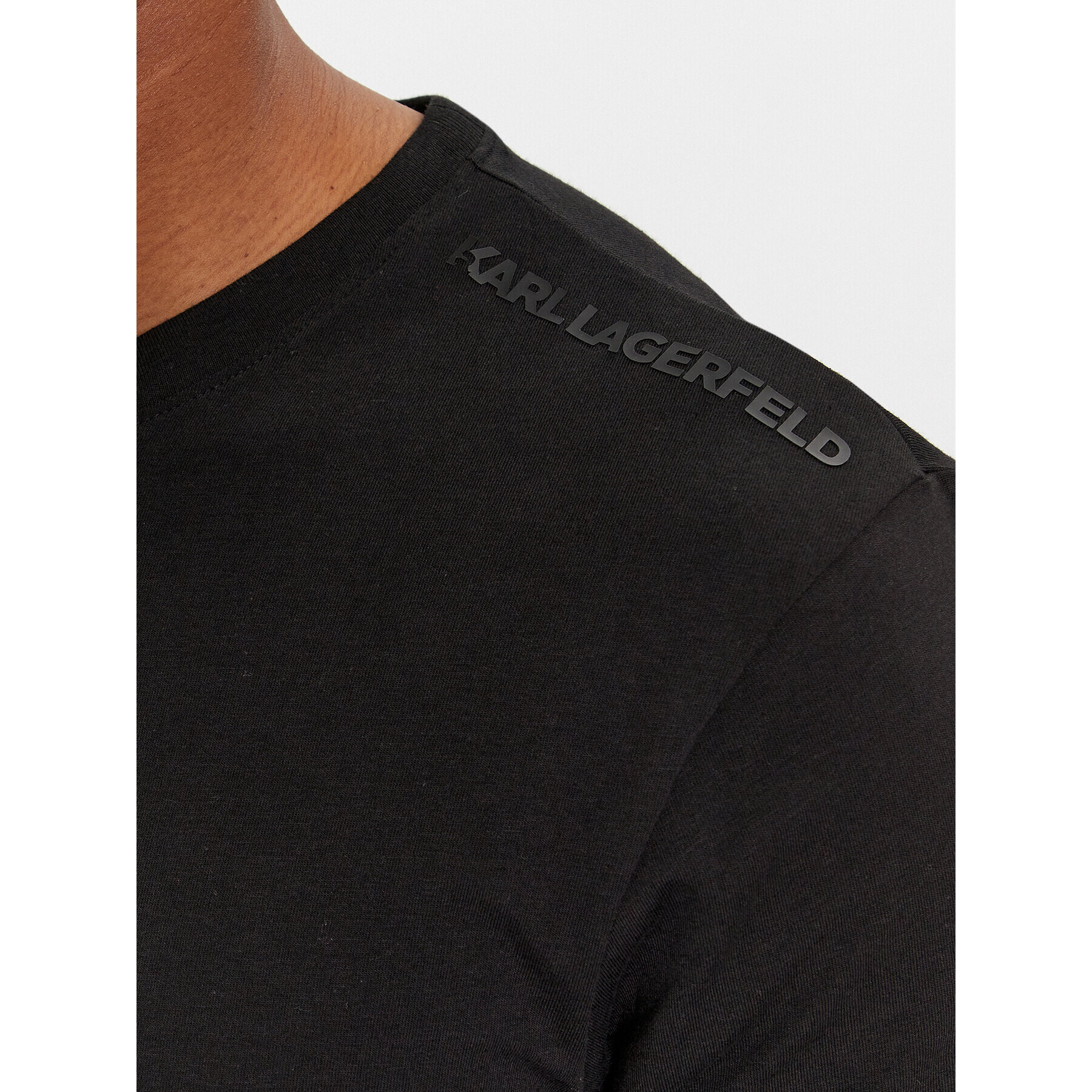 KARL LAGERFELD Комплект 2 тишъртки 240M2100 Черен Regular Fit - Pepit.bg