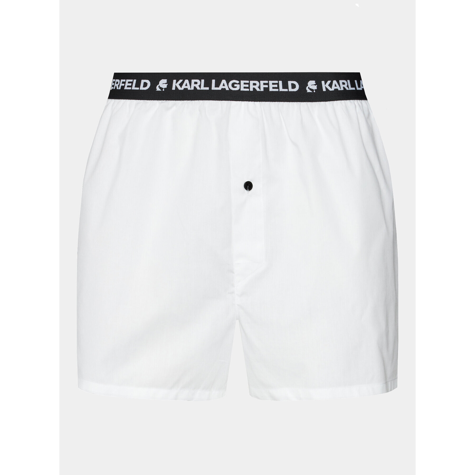 KARL LAGERFELD Комплект 3 чифта боксерки Aop Woven Boxer Short (X3) 235M2108 Черен - Pepit.bg