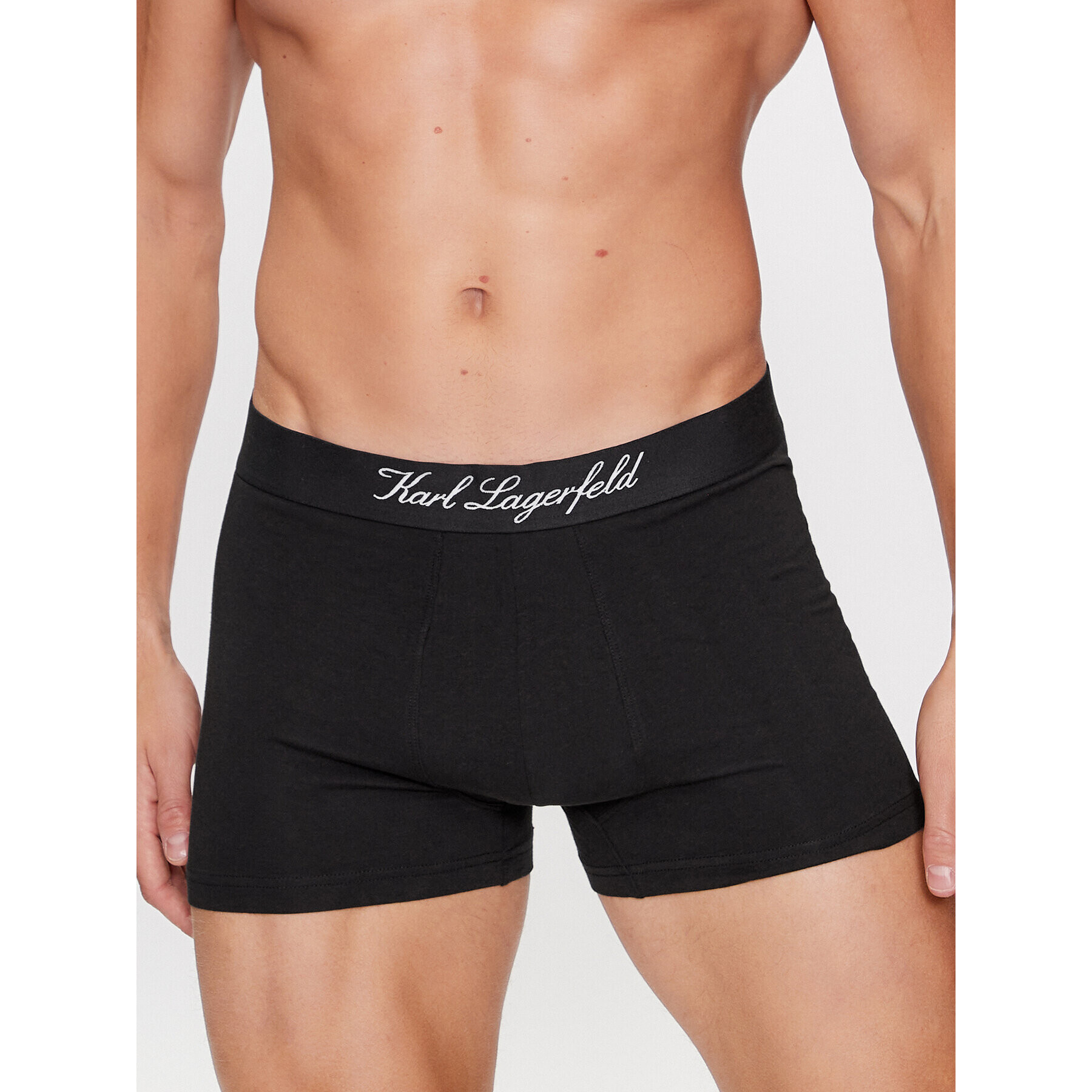 KARL LAGERFELD Комплект 3 чифта боксерки Hotel Karl Trunk Set (3 Pack) 231M2101 Черен - Pepit.bg