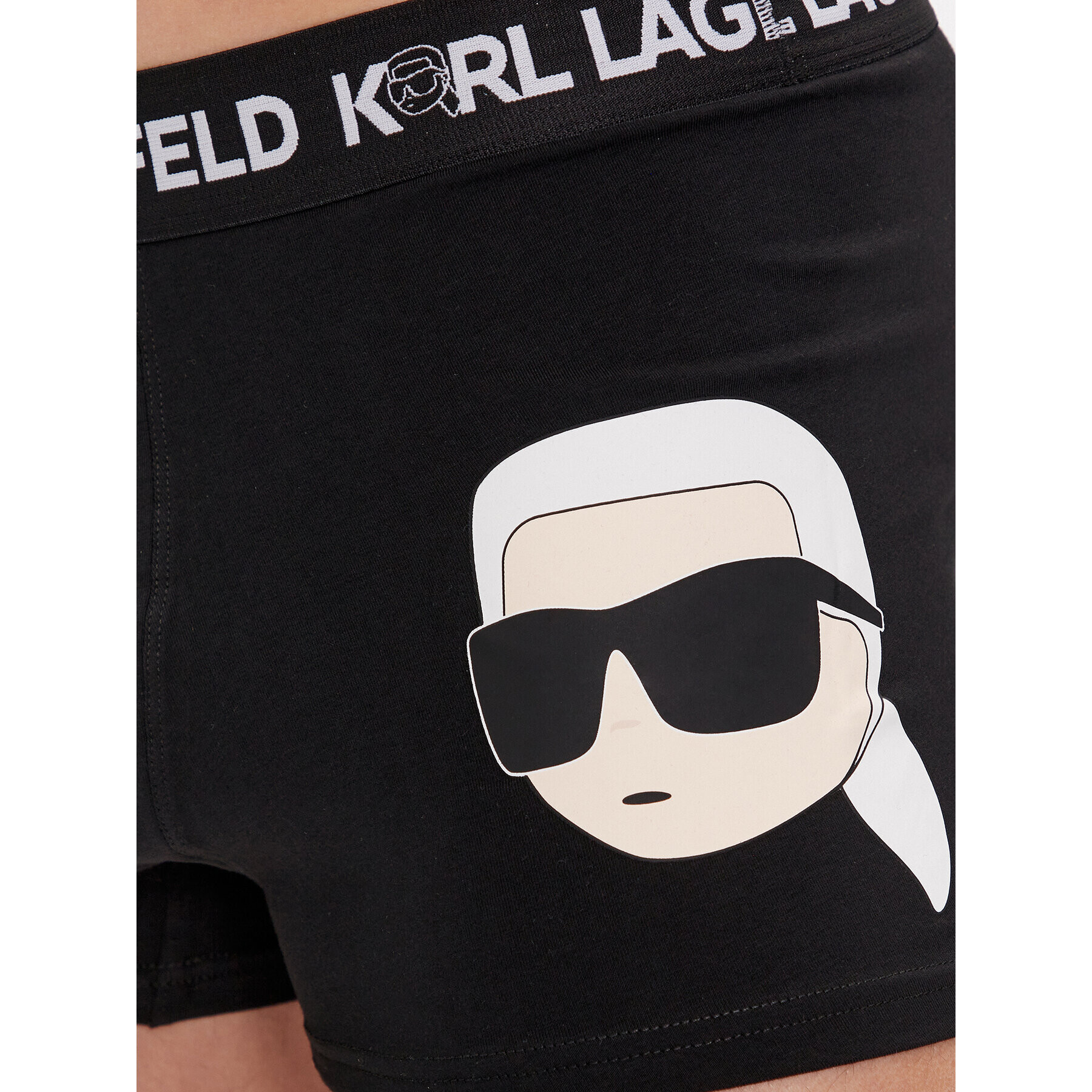 KARL LAGERFELD Комплект 3 чифта боксерки Ikonik 2.0 Trunk Set (Pack 3) 236M2100 Черен - Pepit.bg