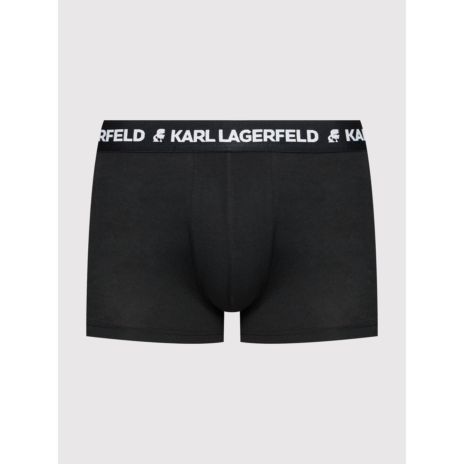 KARL LAGERFELD Комплект 3 чифта боксерки Logo 211M2102 Черен - Pepit.bg
