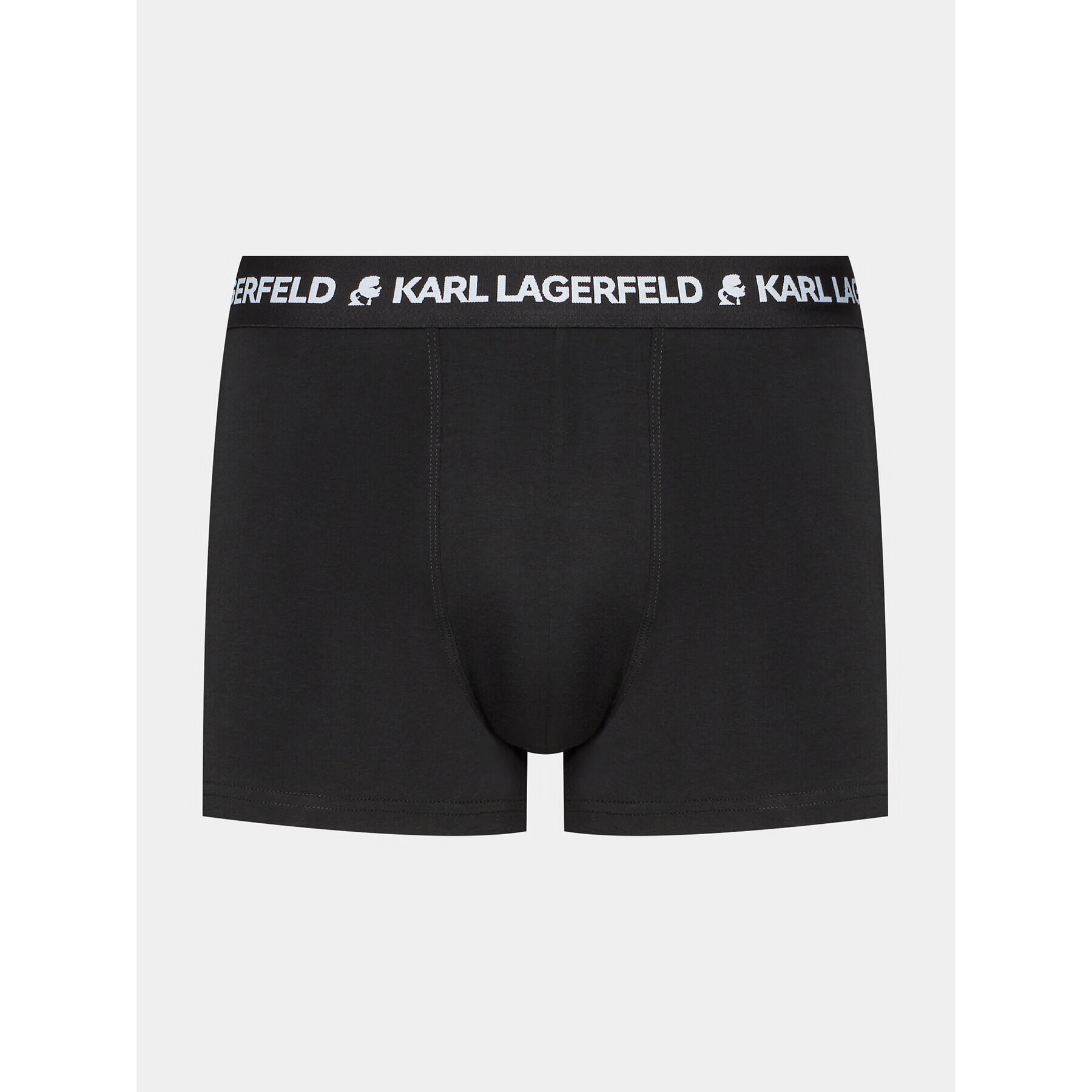 KARL LAGERFELD Комплект 3 чифта боксерки Logo Monogram Trunk Set(3Pack) 225M2101 Черен - Pepit.bg