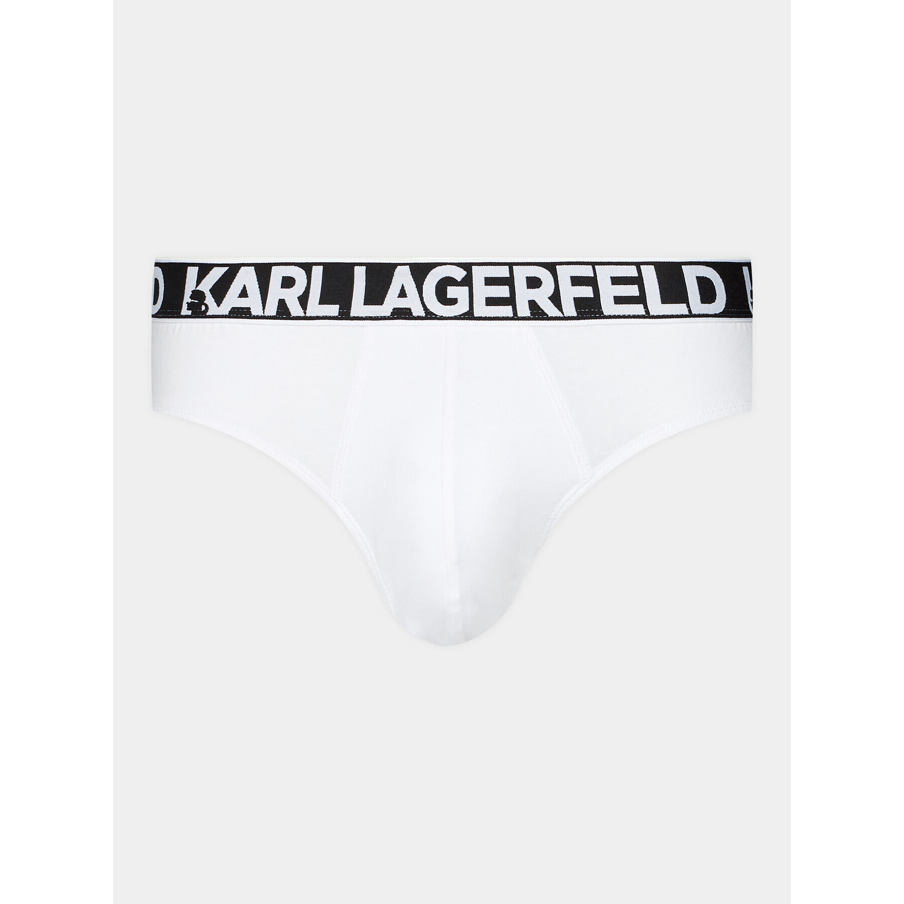 KARL LAGERFELD Комплект 3 чифта слипове Full Elastic Brief Set (3X) 235M2114 Черен - Pepit.bg