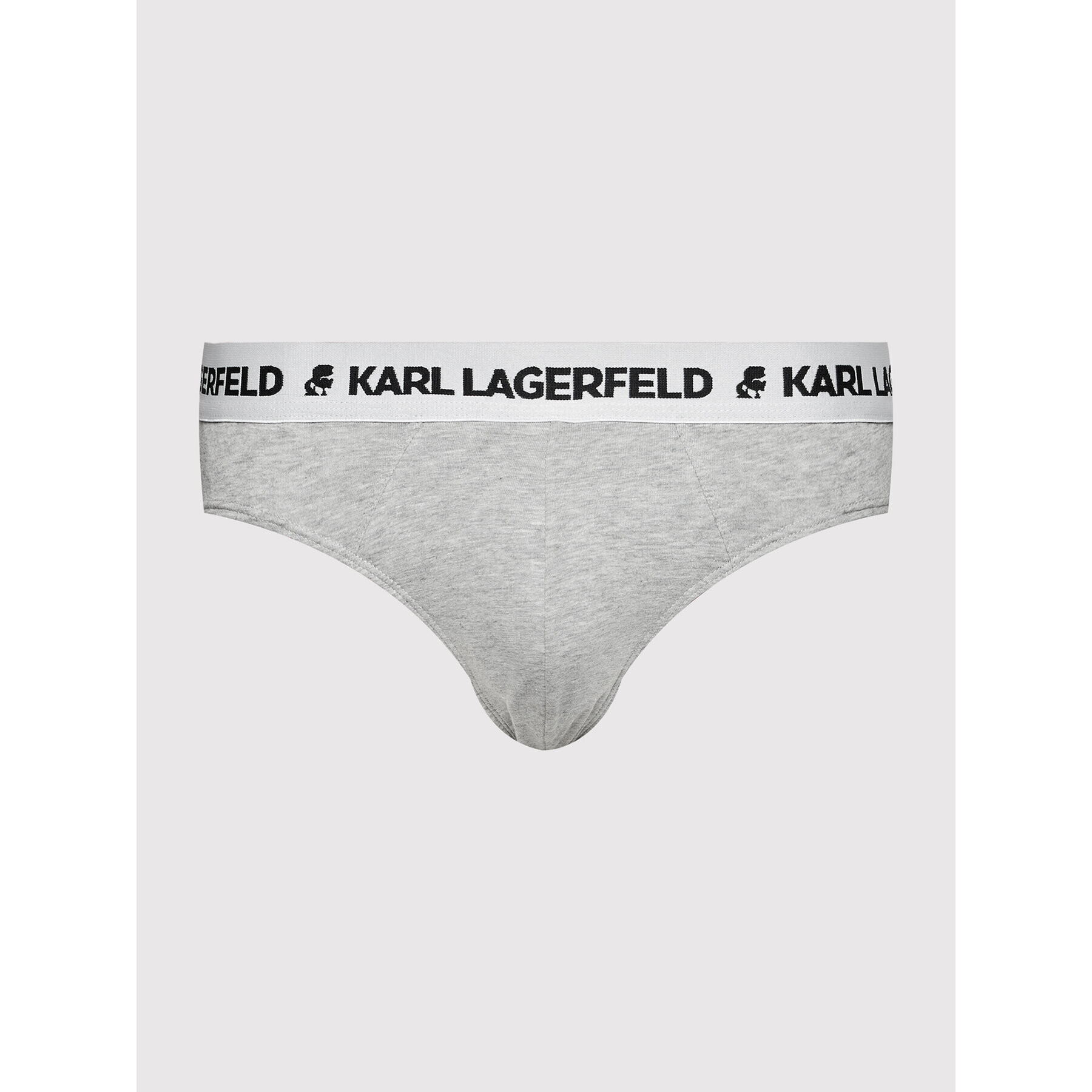 KARL LAGERFELD Комплект 3 чифта слипове Logo 211M2103 Цветен - Pepit.bg