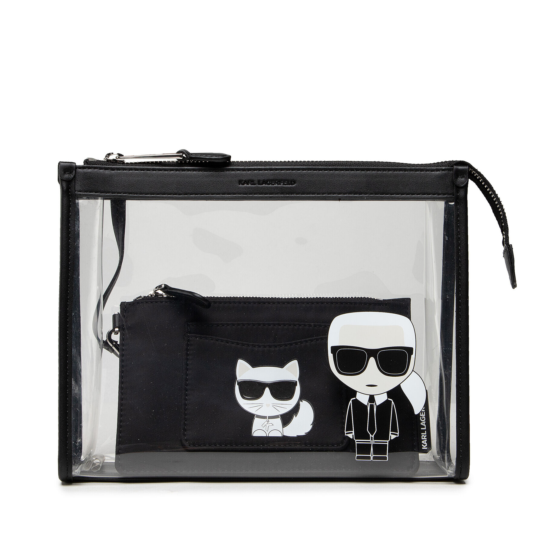 KARL LAGERFELD Комплект несесери 215W3203 Черен - Pepit.bg