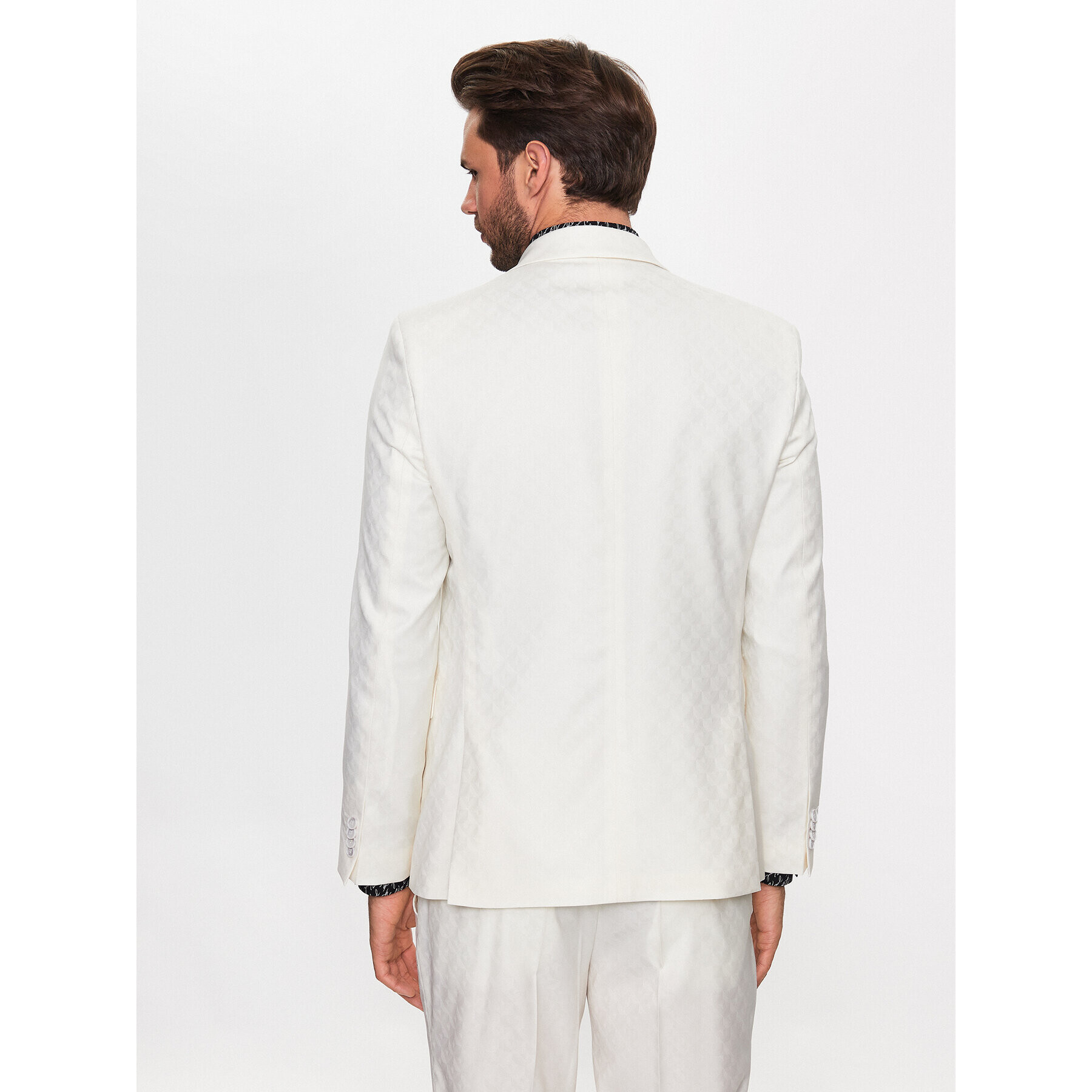 KARL LAGERFELD Костюм 105200 532036 Екрю Regular Fit - Pepit.bg