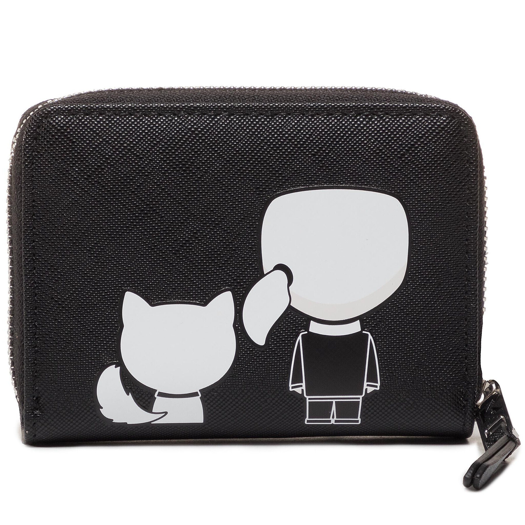 KARL LAGERFELD Малък дамски портфейл 201W3202 Черен - Pepit.bg