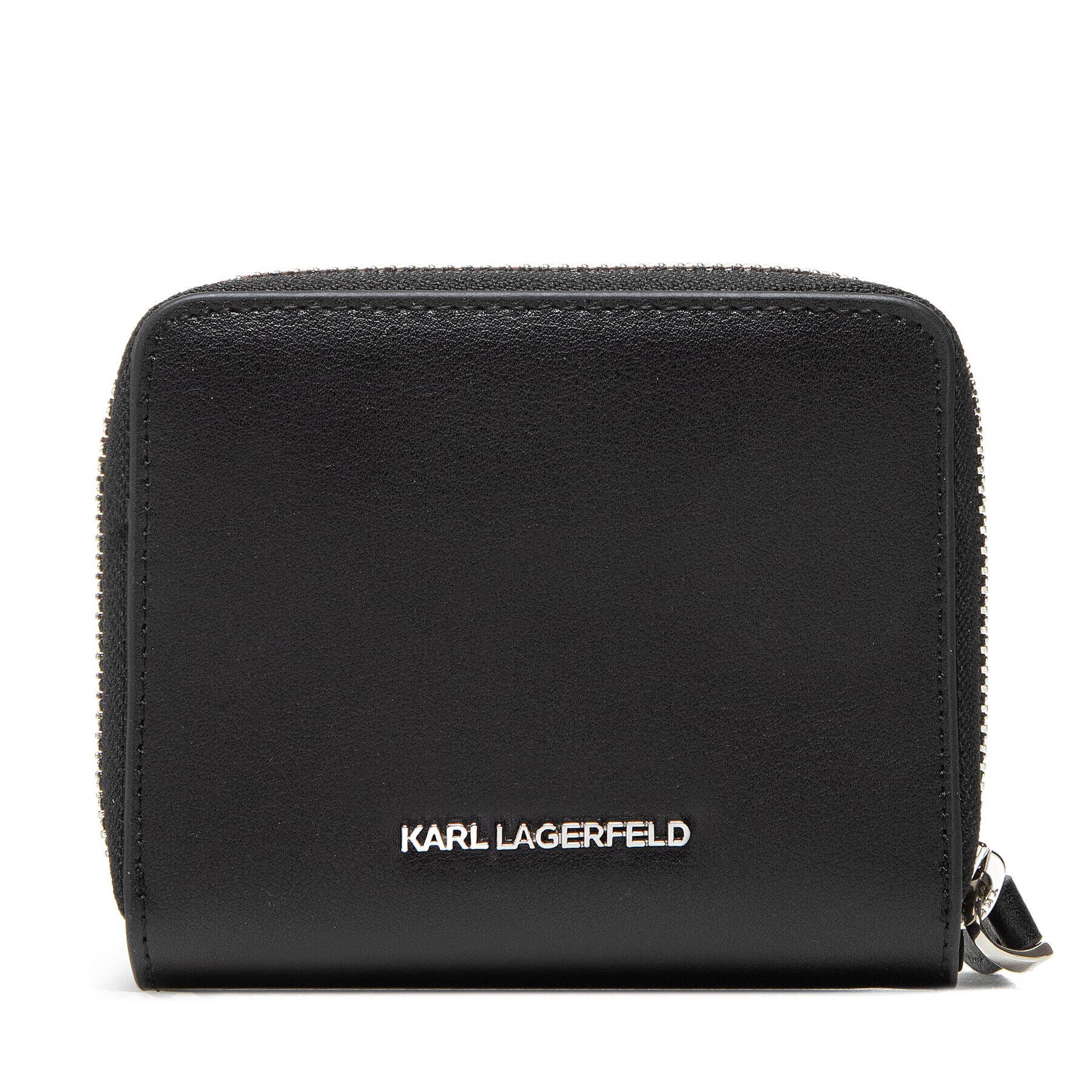 KARL LAGERFELD Малък дамски портфейл 220W3218 Черен - Pepit.bg