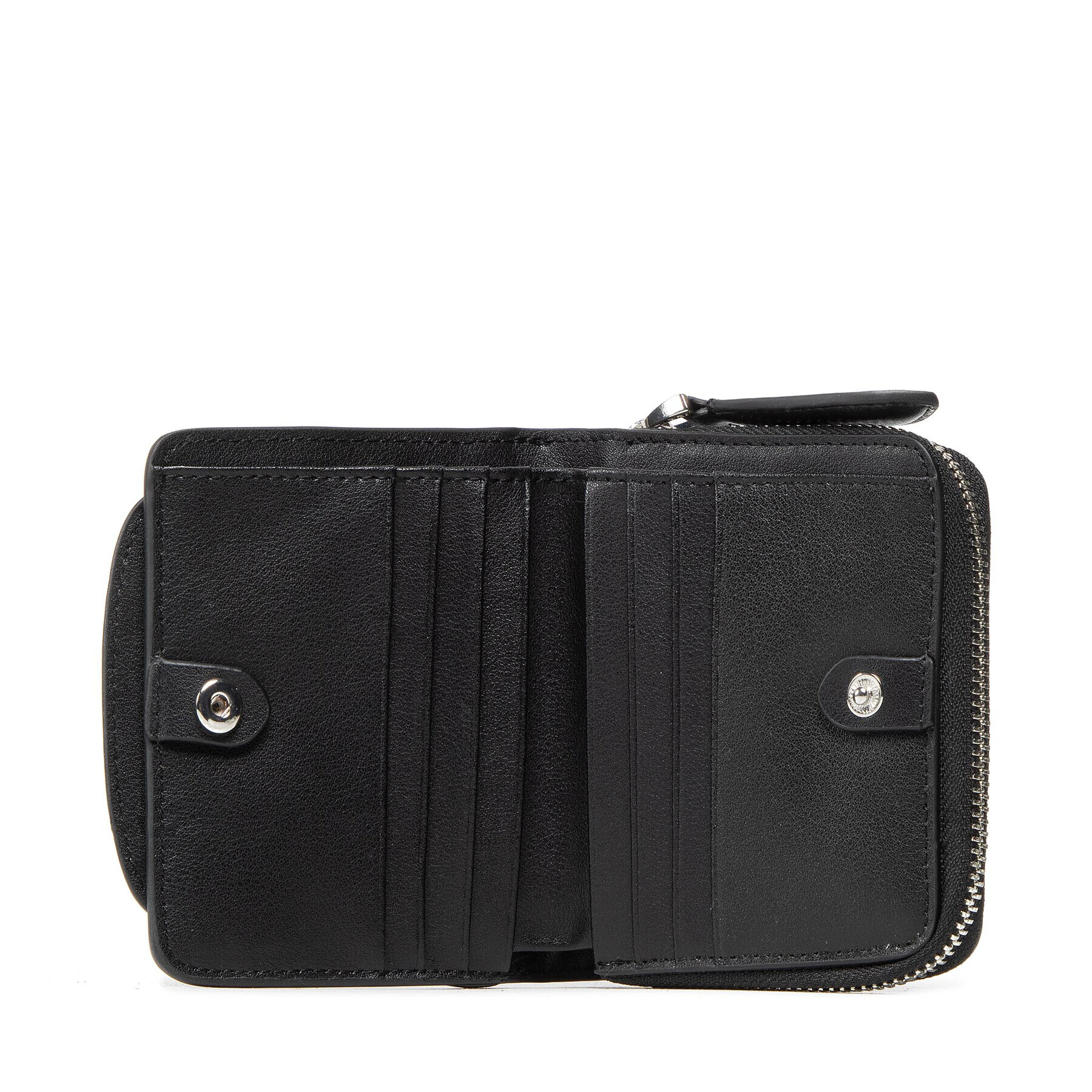 KARL LAGERFELD Малък дамски портфейл 220W3218 Черен - Pepit.bg