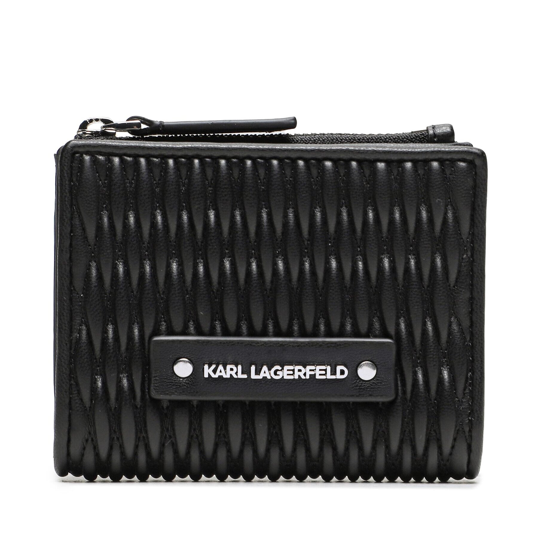 KARL LAGERFELD Малък дамски портфейл 230W3236 Черен - Pepit.bg