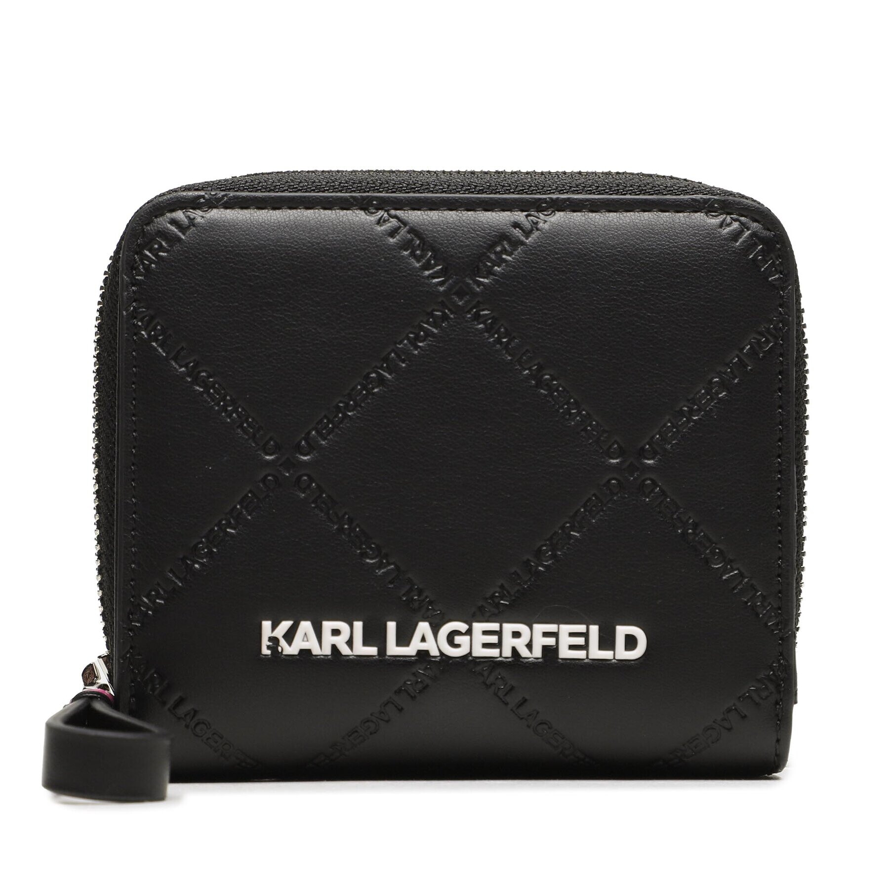 KARL LAGERFELD Малък дамски портфейл 230W3249 Черен - Pepit.bg