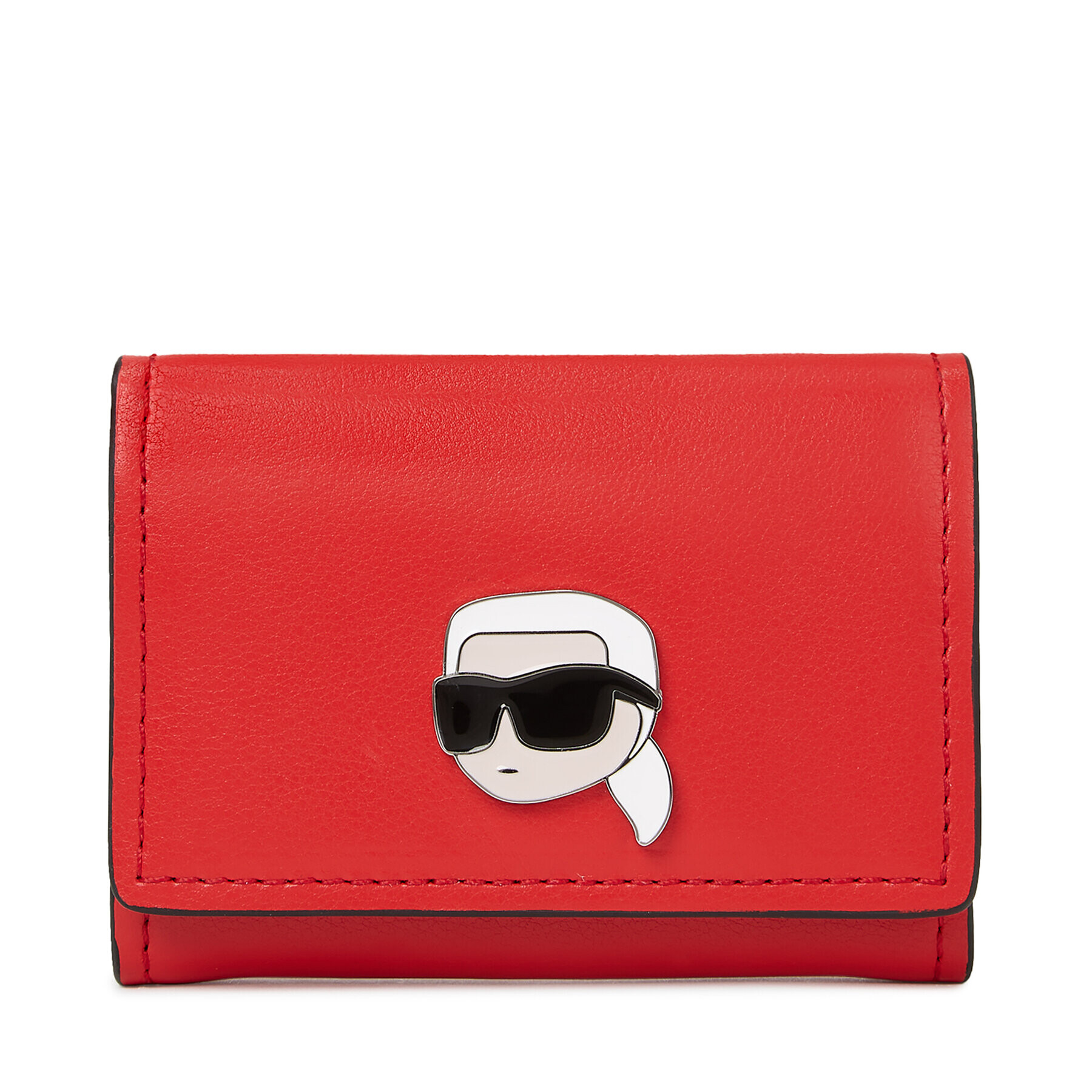 KARL LAGERFELD Малък дамски портфейл 240W3235 Червен - Pepit.bg