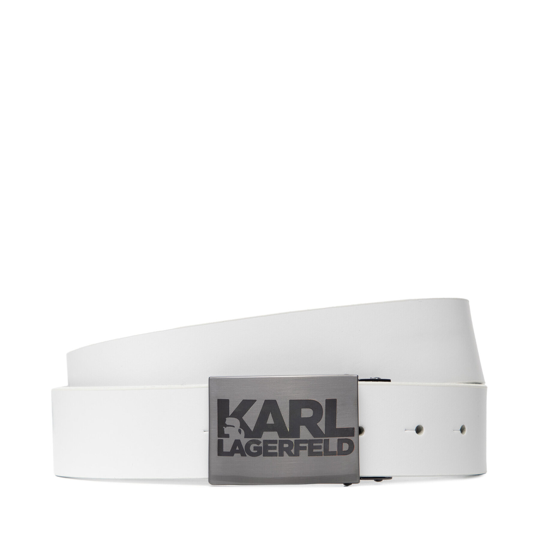 KARL LAGERFELD Мъжки колан 815300 512437 Бял - Pepit.bg