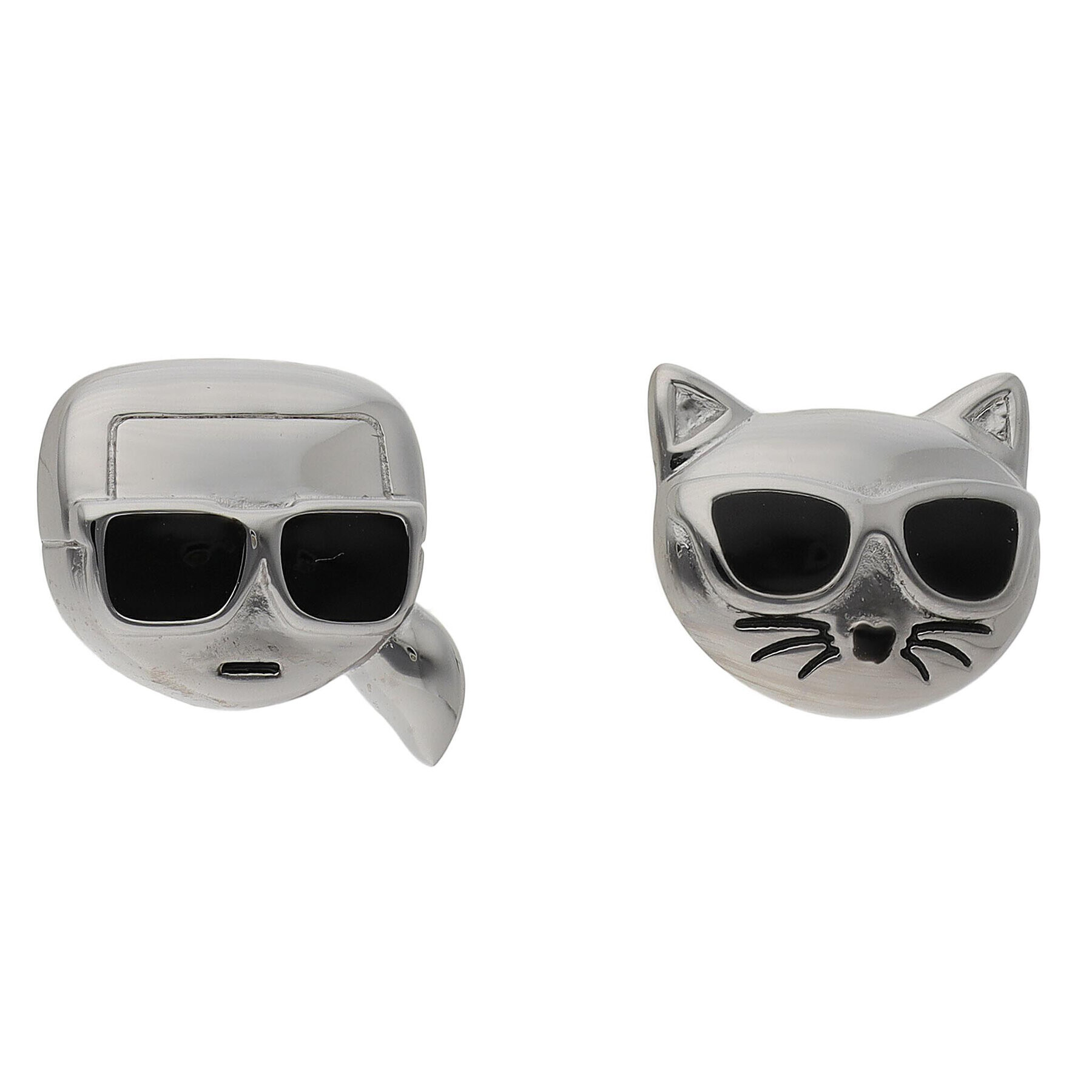 KARL LAGERFELD Обици 220W3906 Сребрист - Pepit.bg