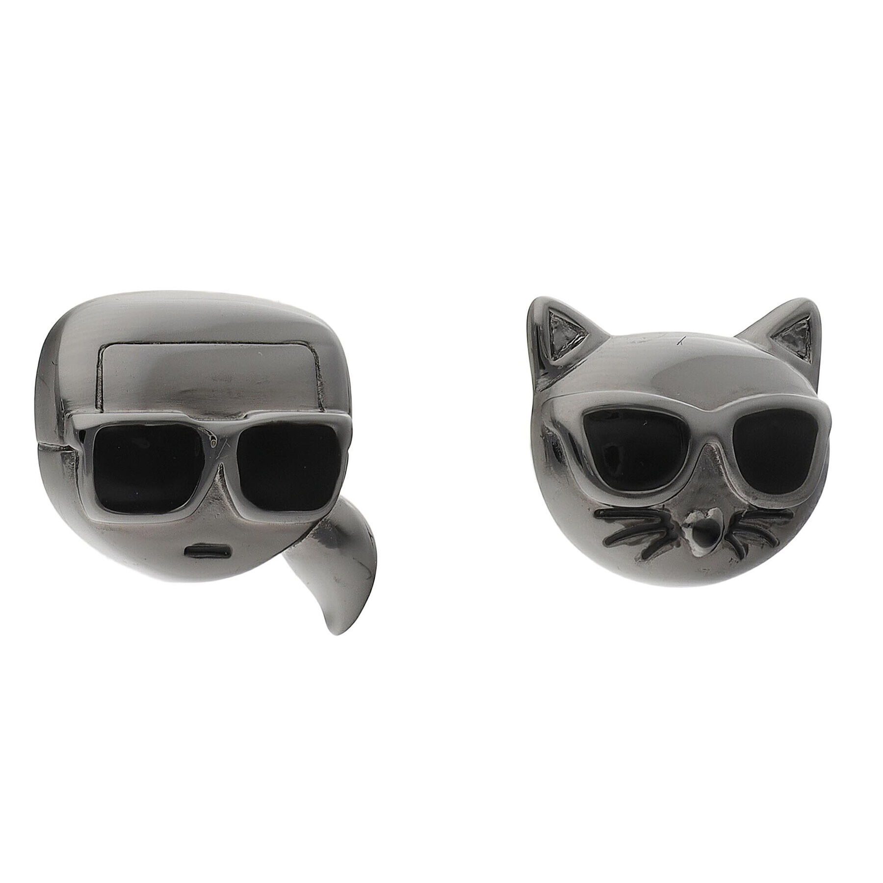 KARL LAGERFELD Обици 220W3906 Сребрист - Pepit.bg