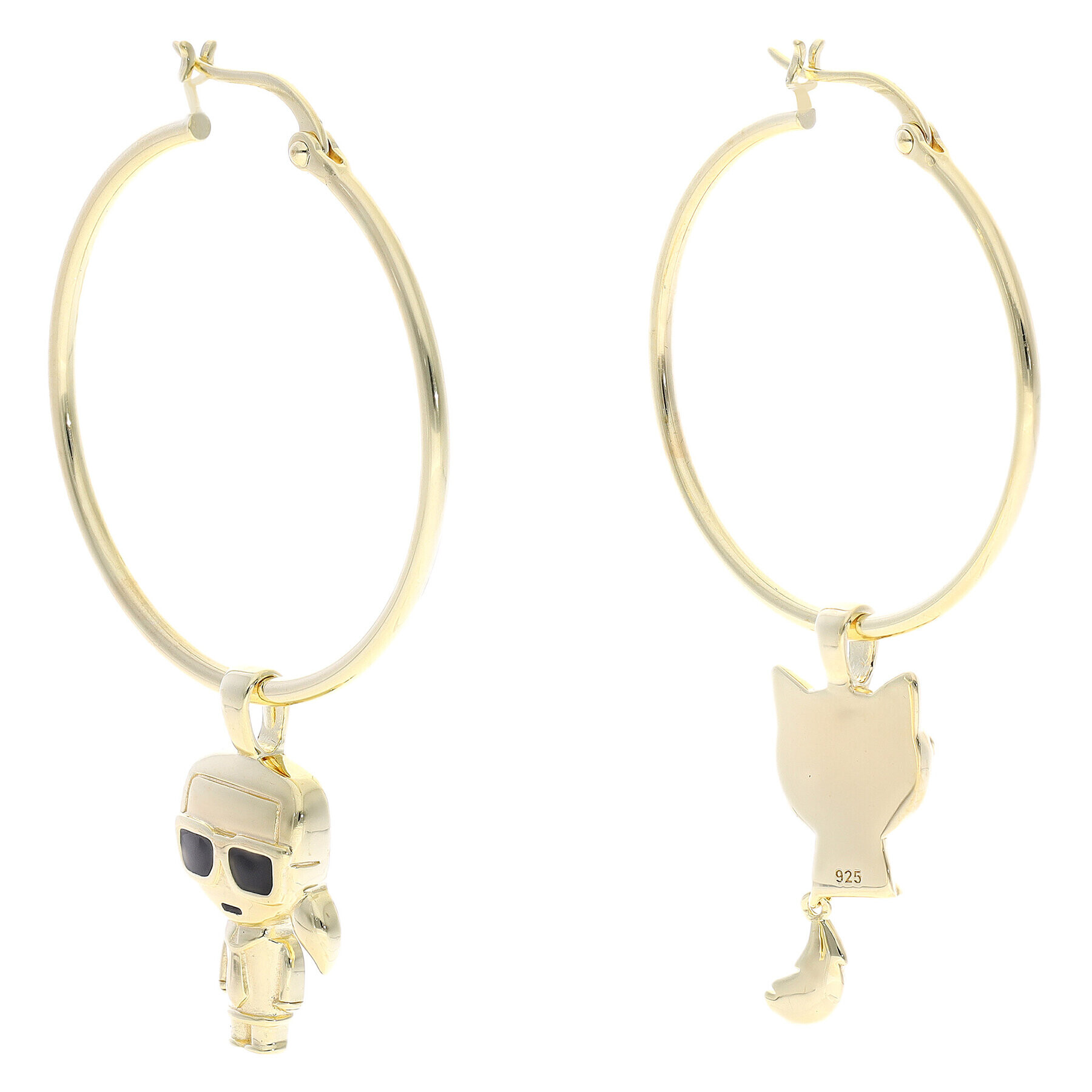 KARL LAGERFELD Обици 220W3910 Златист - Pepit.bg