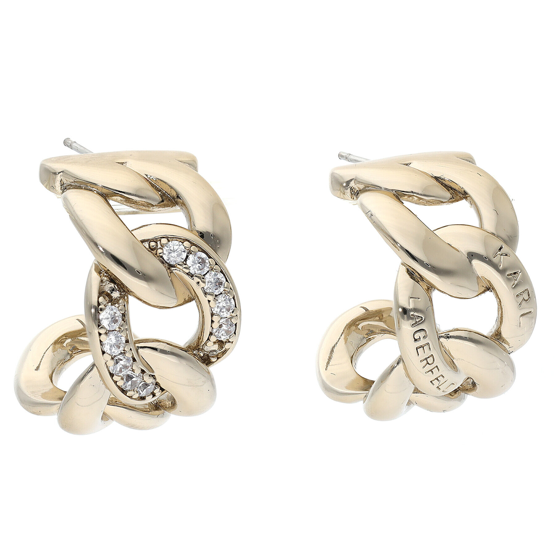 KARL LAGERFELD Обици 220W3959 Златист - Pepit.bg