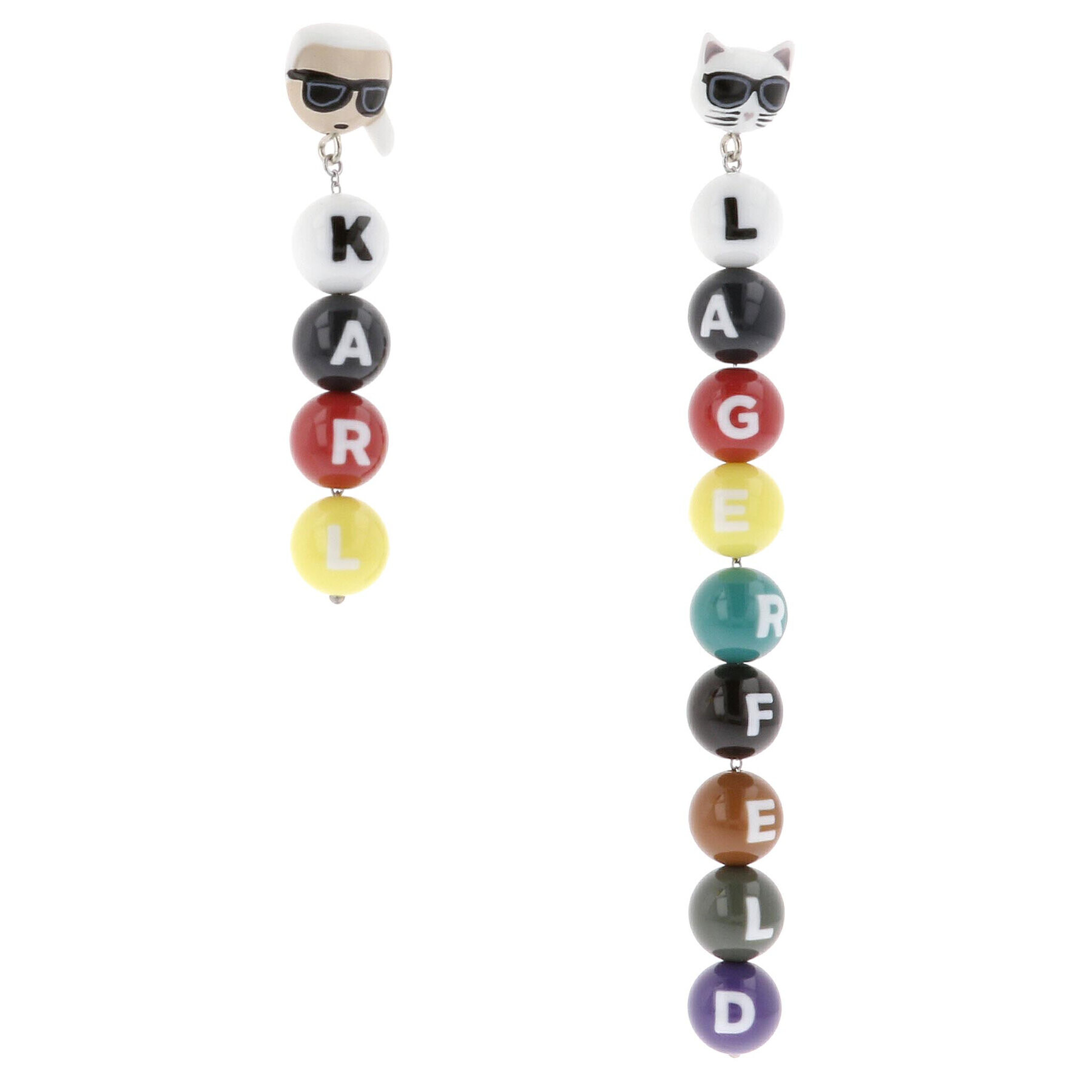 KARL LAGERFELD Обици 221W3924 Цветен - Pepit.bg