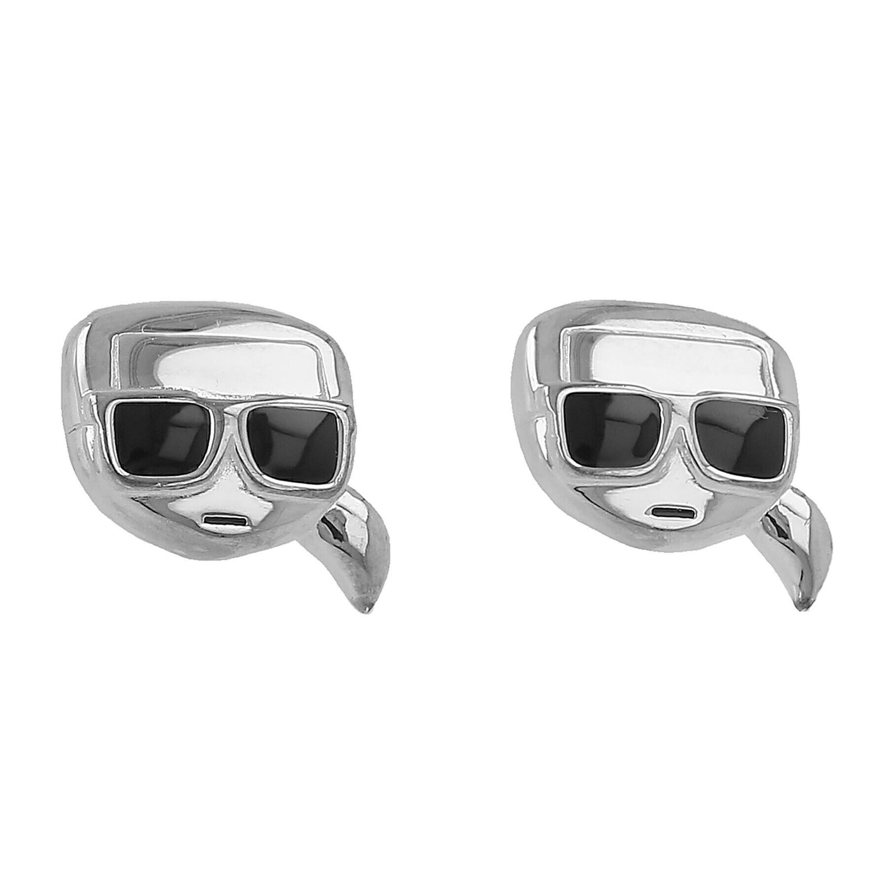 KARL LAGERFELD Обици 220W3879 Сребрист - Pepit.bg