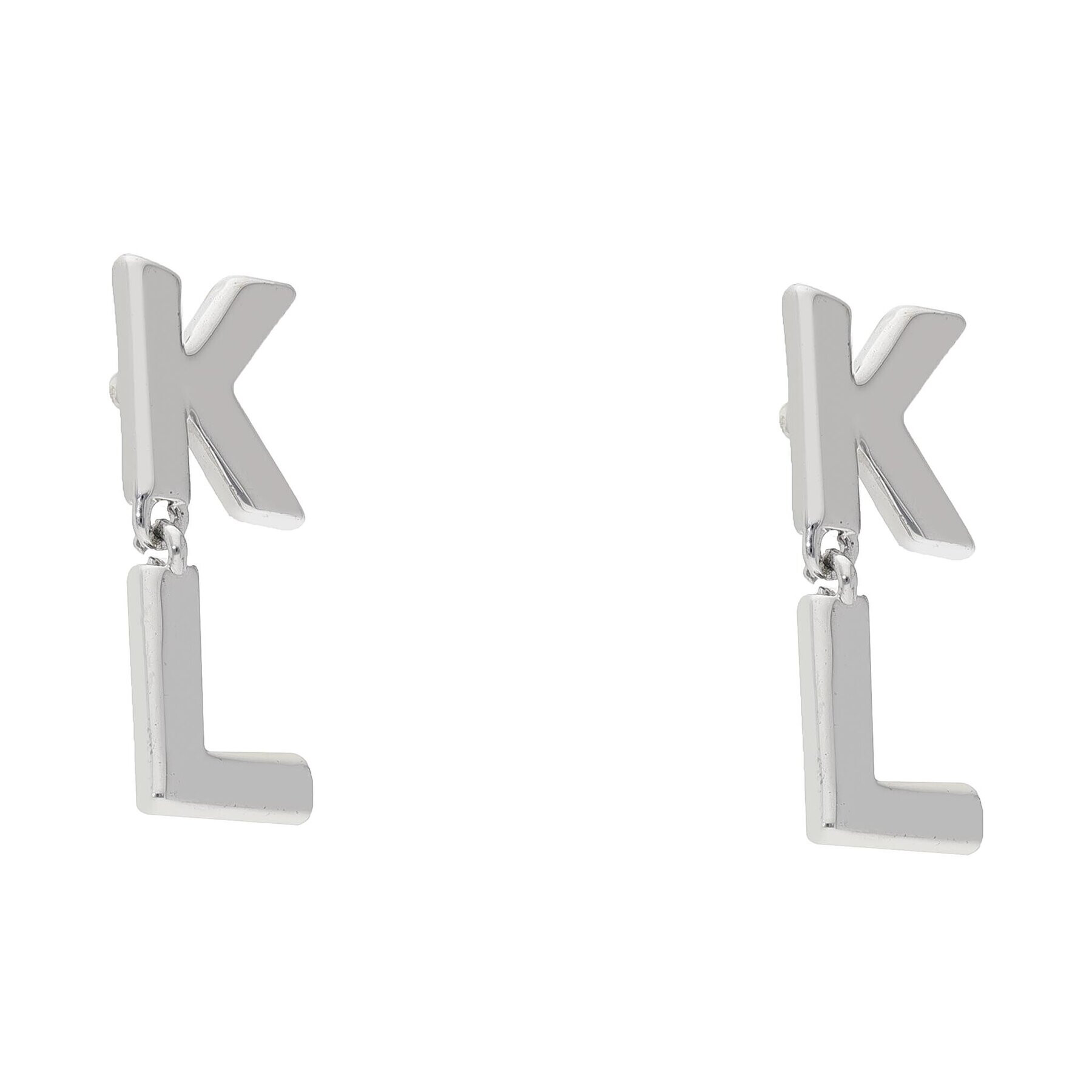 KARL LAGERFELD Обици 225W3928 Сребрист - Pepit.bg