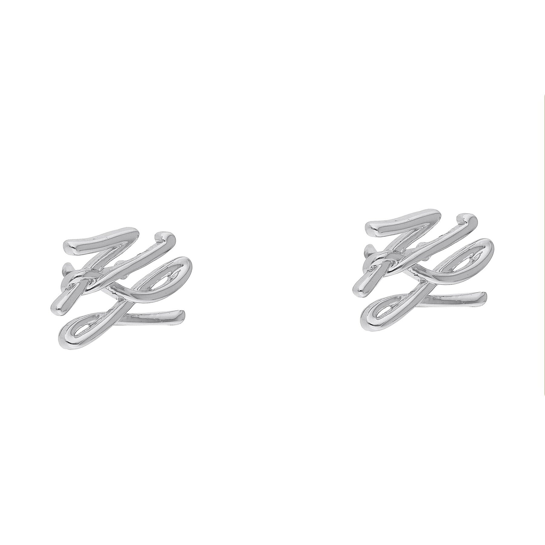 KARL LAGERFELD Обици 225W3945 Сребрист - Pepit.bg